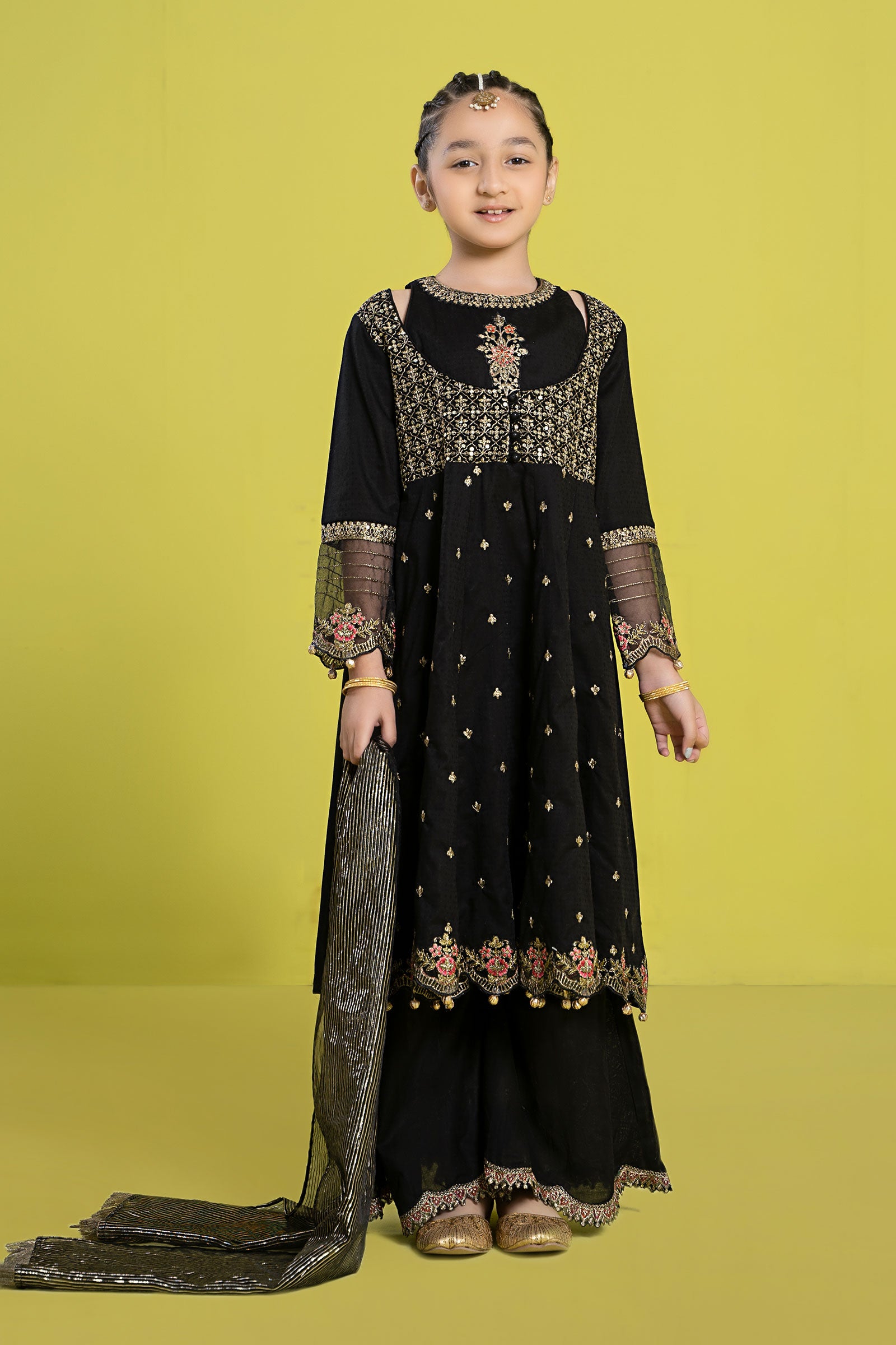 3 Piece Embroidered Dobby Suit | MKD-EF24-21 – Maria.B. Designs (PK)