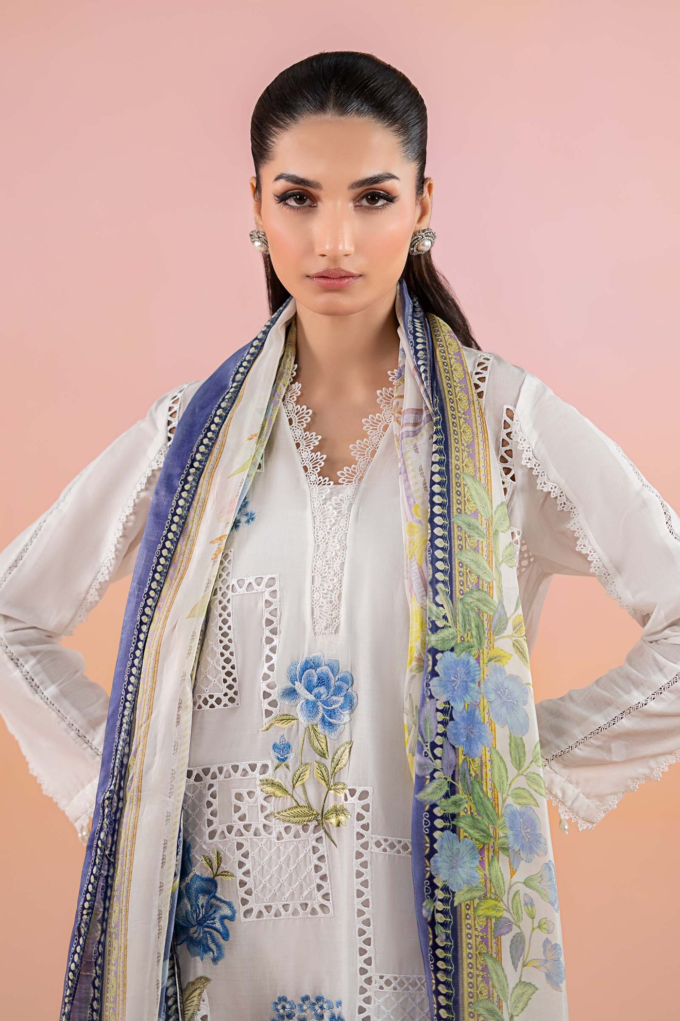 3 Piece Printed Lawn Suit | MPS-2501-A