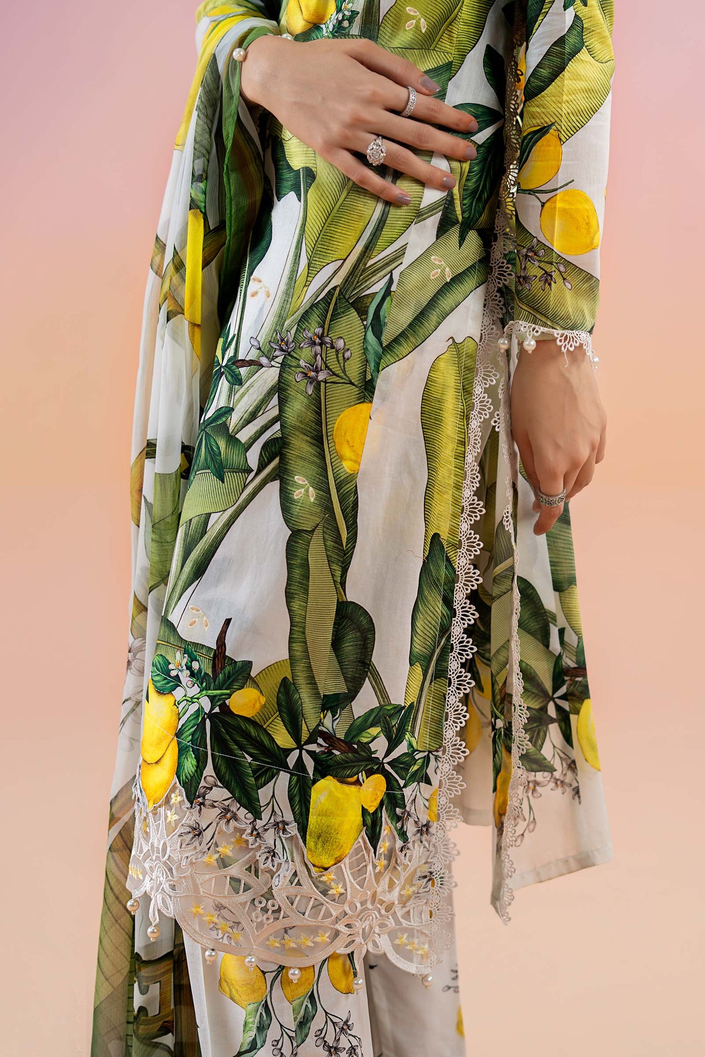 3 Piece Printed Lawn Suit | MPS-2503-A