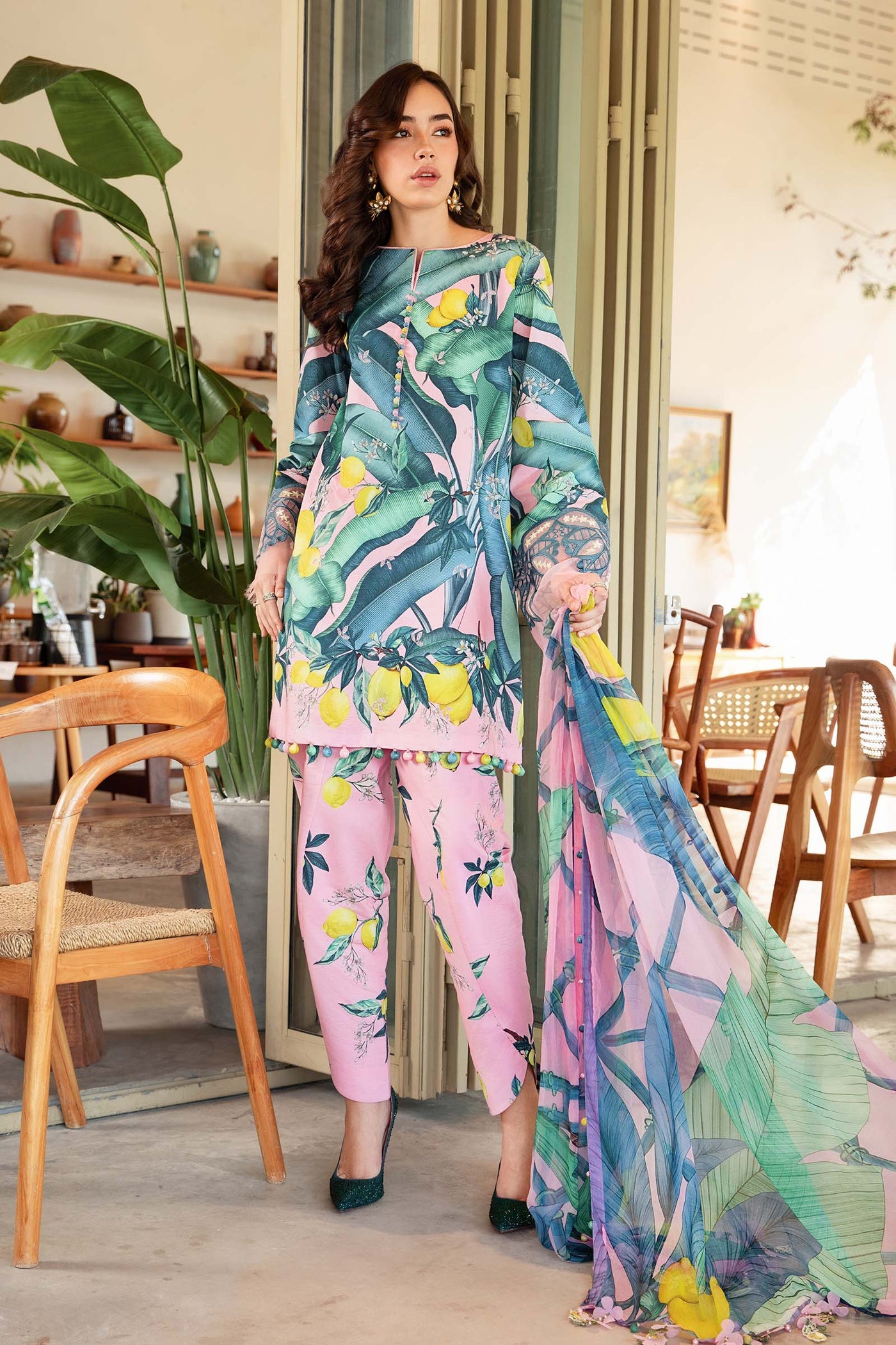 3 Piece Unstitched Printed Lawn Suit | MPT-2503-B