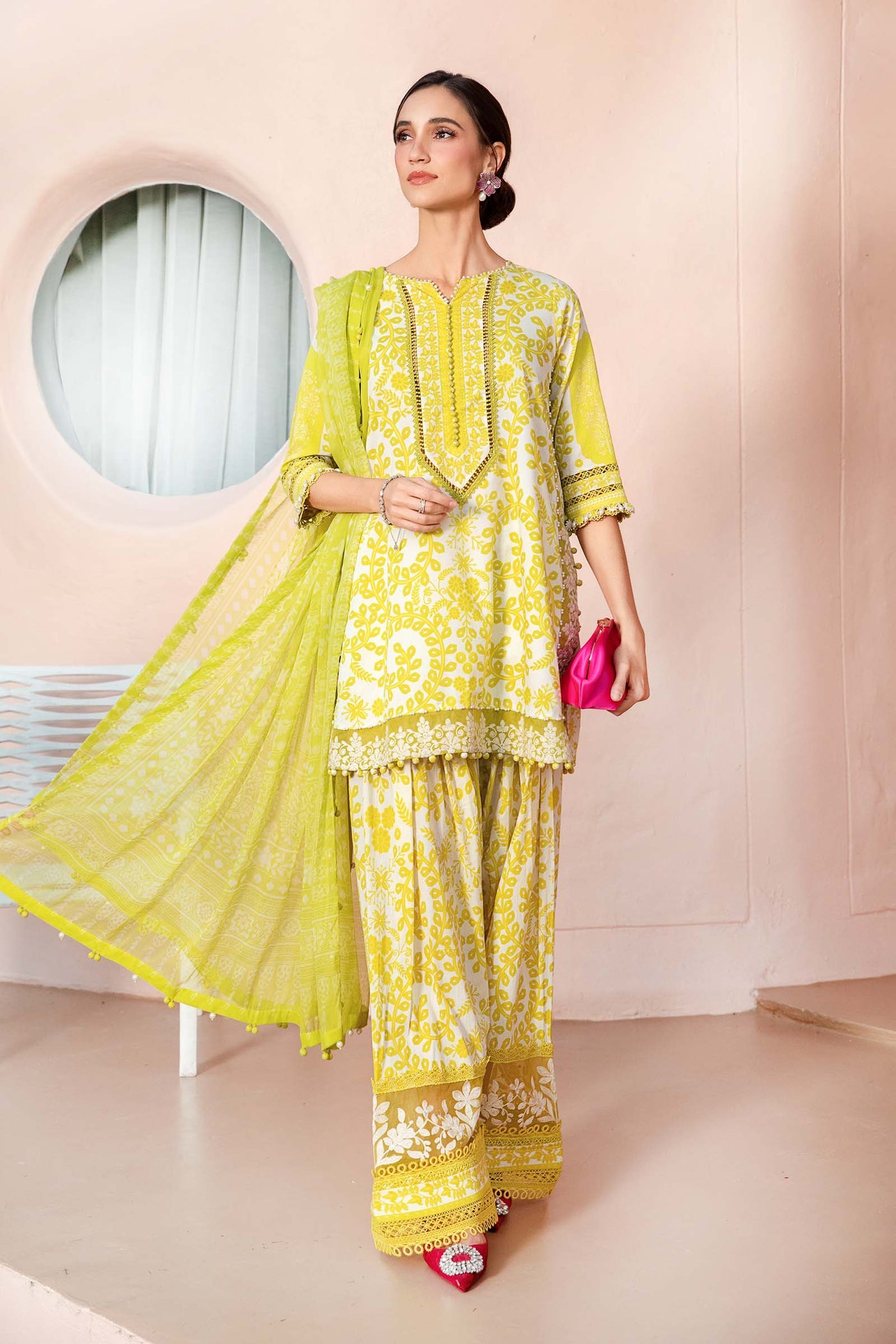 3 Piece Unstitched Printed Lawn Suit | MPT-2504-A