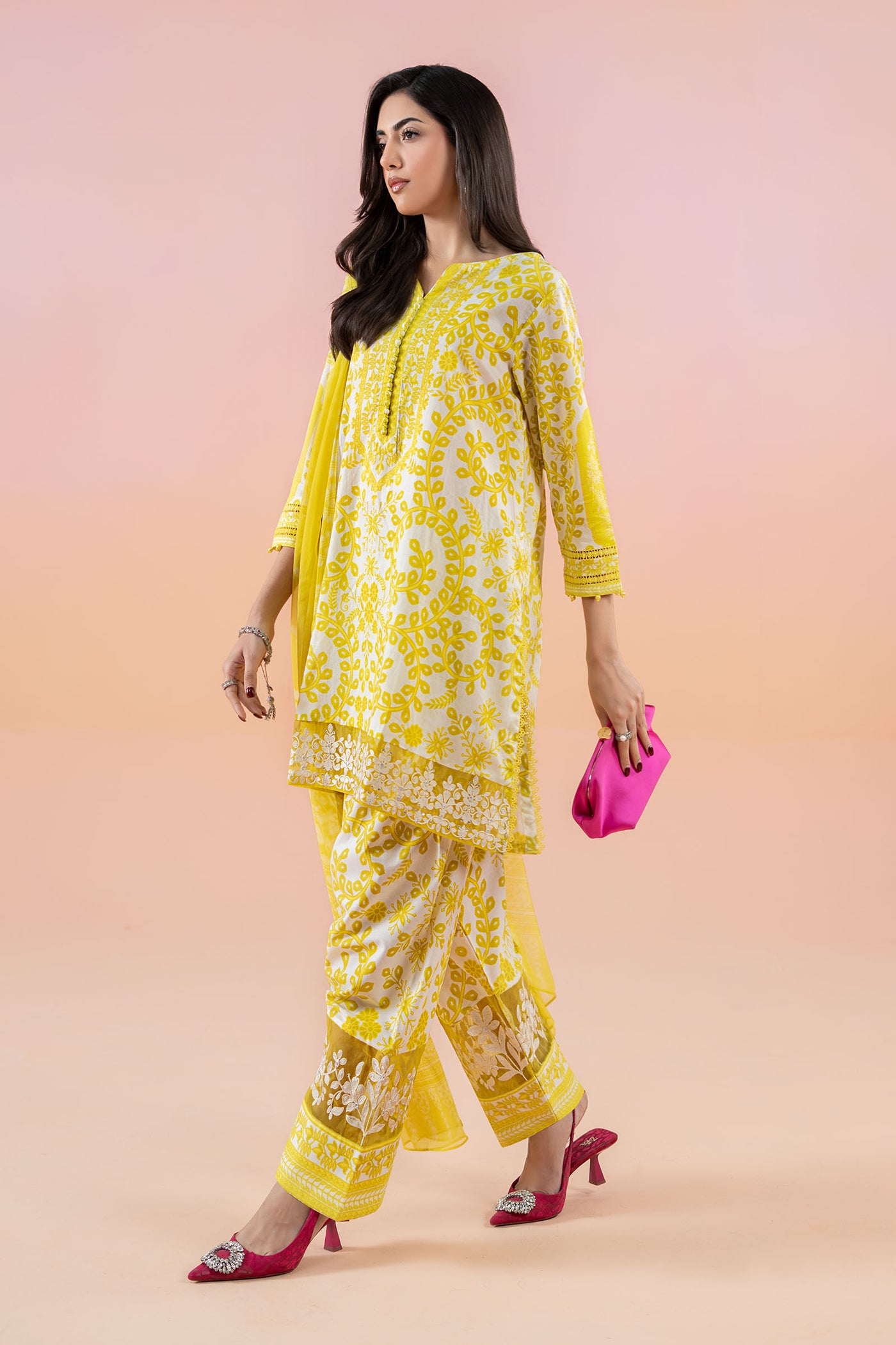 3 Piece Printed Lawn Suit | MPS-2504-A