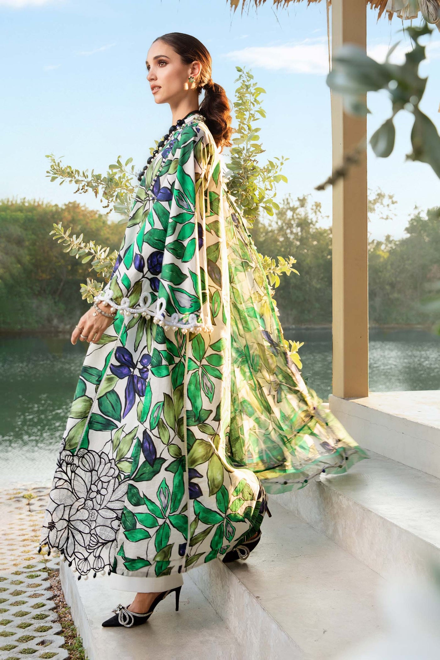 3 Piece Unstitched Printed Lawn Suit | MPT-2505-A