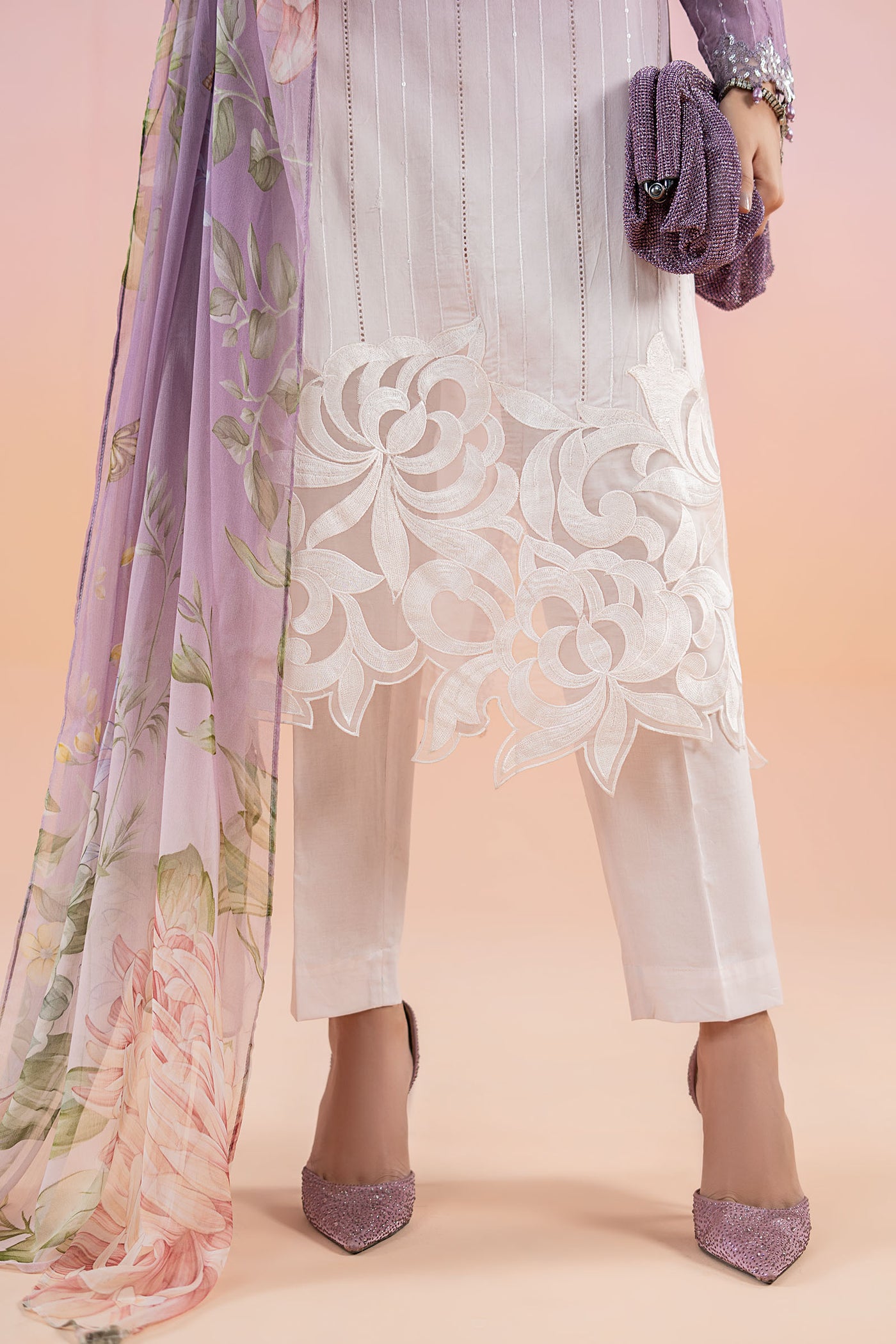 3 Piece Printed Lawn Suit | MPS-2506-B