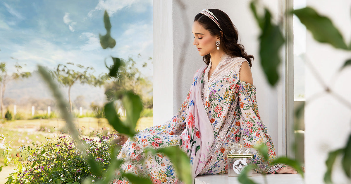 3 Piece Unstitched Printed Lawn Suit | MPT-2507-A