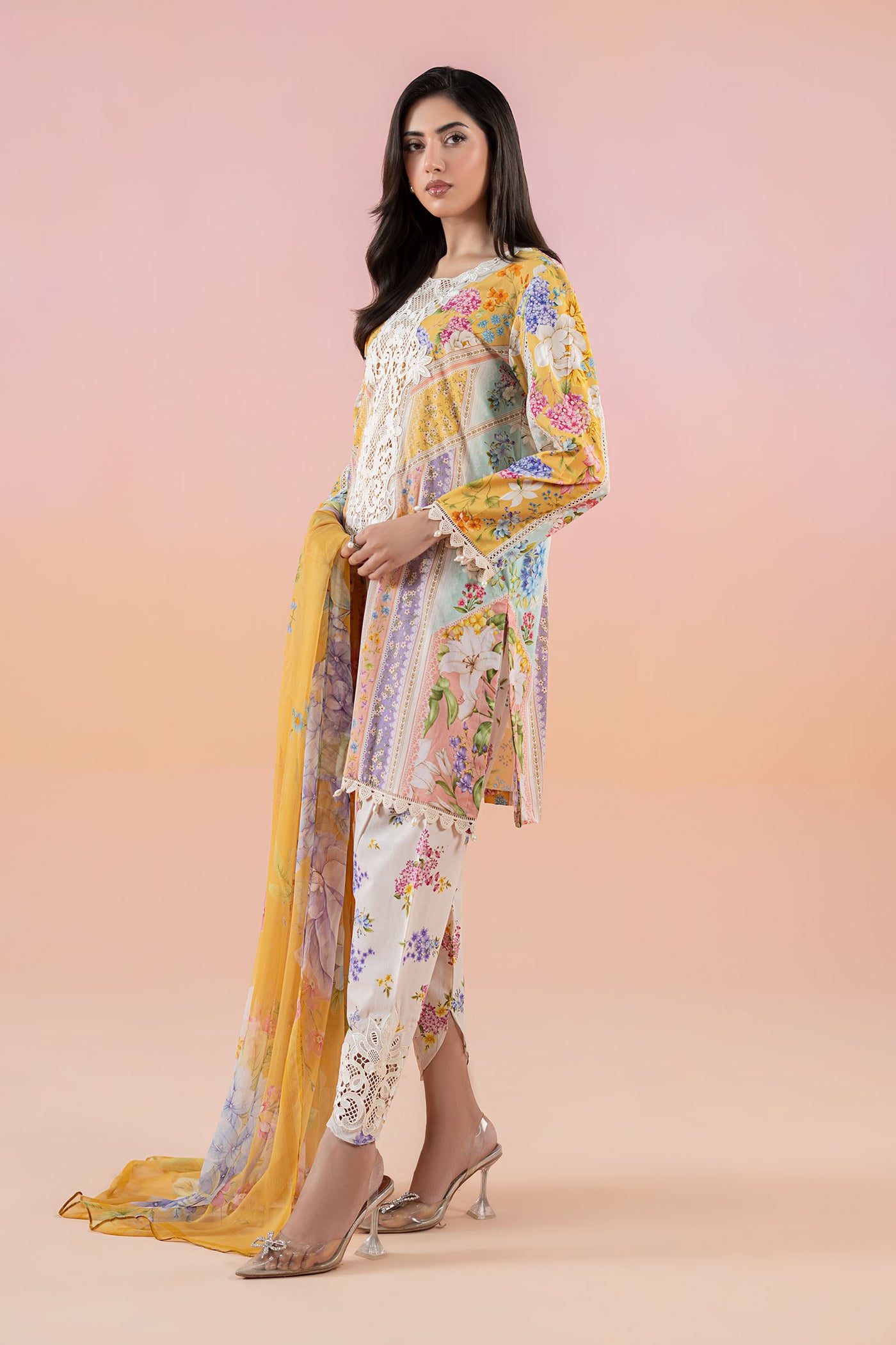 3 Piece Printed Lawn Suit | MPS-2509-A