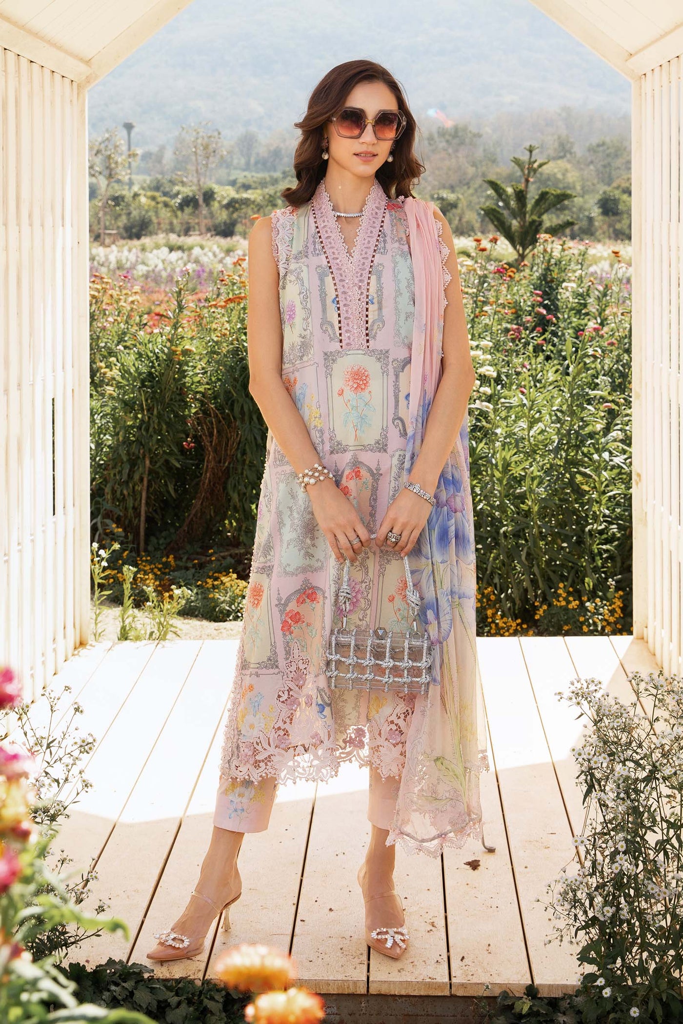 3 Piece Unstitched Printed Lawn Suit | MPT-2511-A