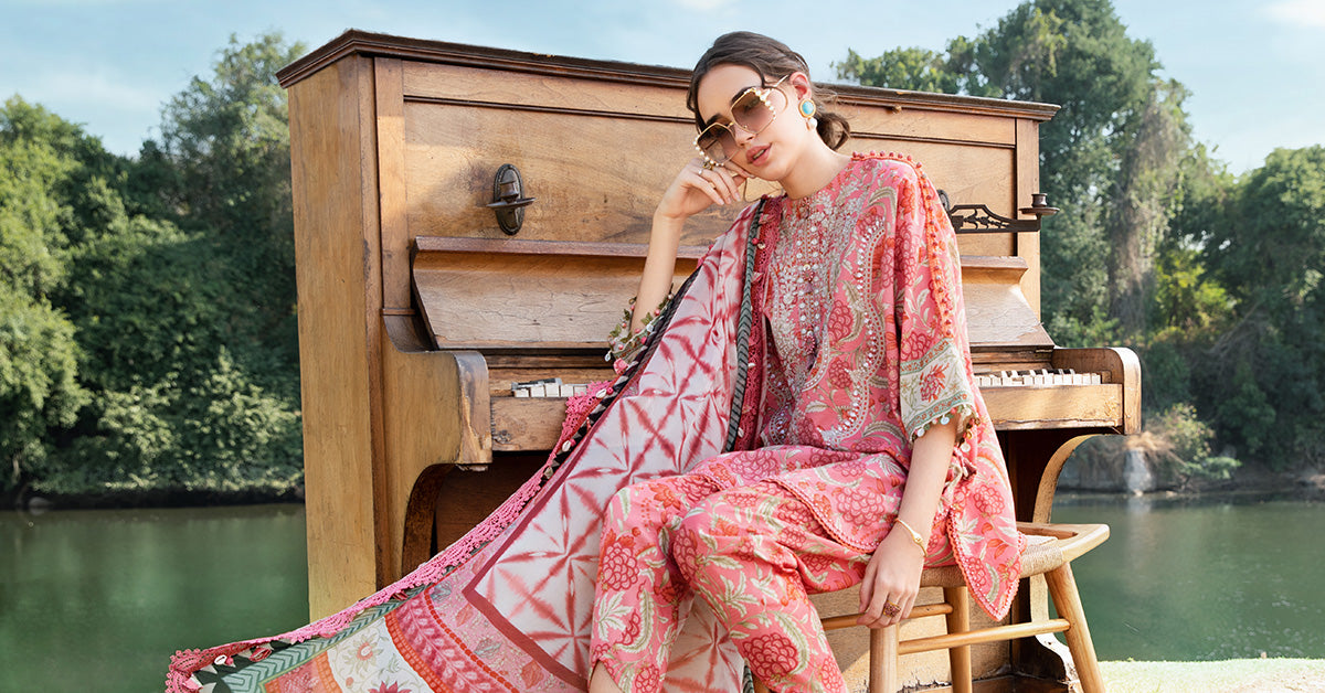 3 Piece Unstitched Printed Lawn Suit | MPT-2513-A