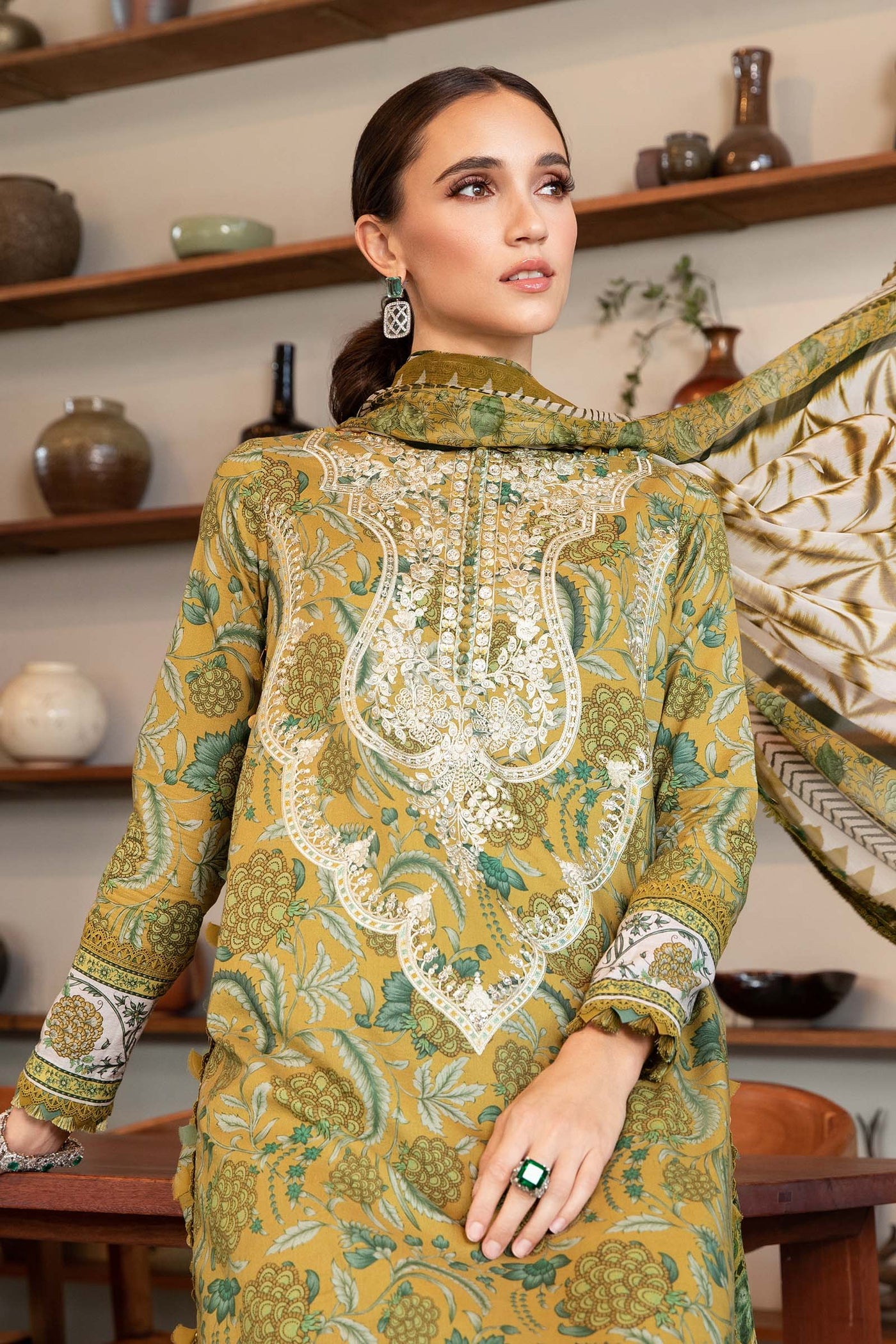 3 Piece Unstitched Printed Lawn Suit | MPT-2513-B