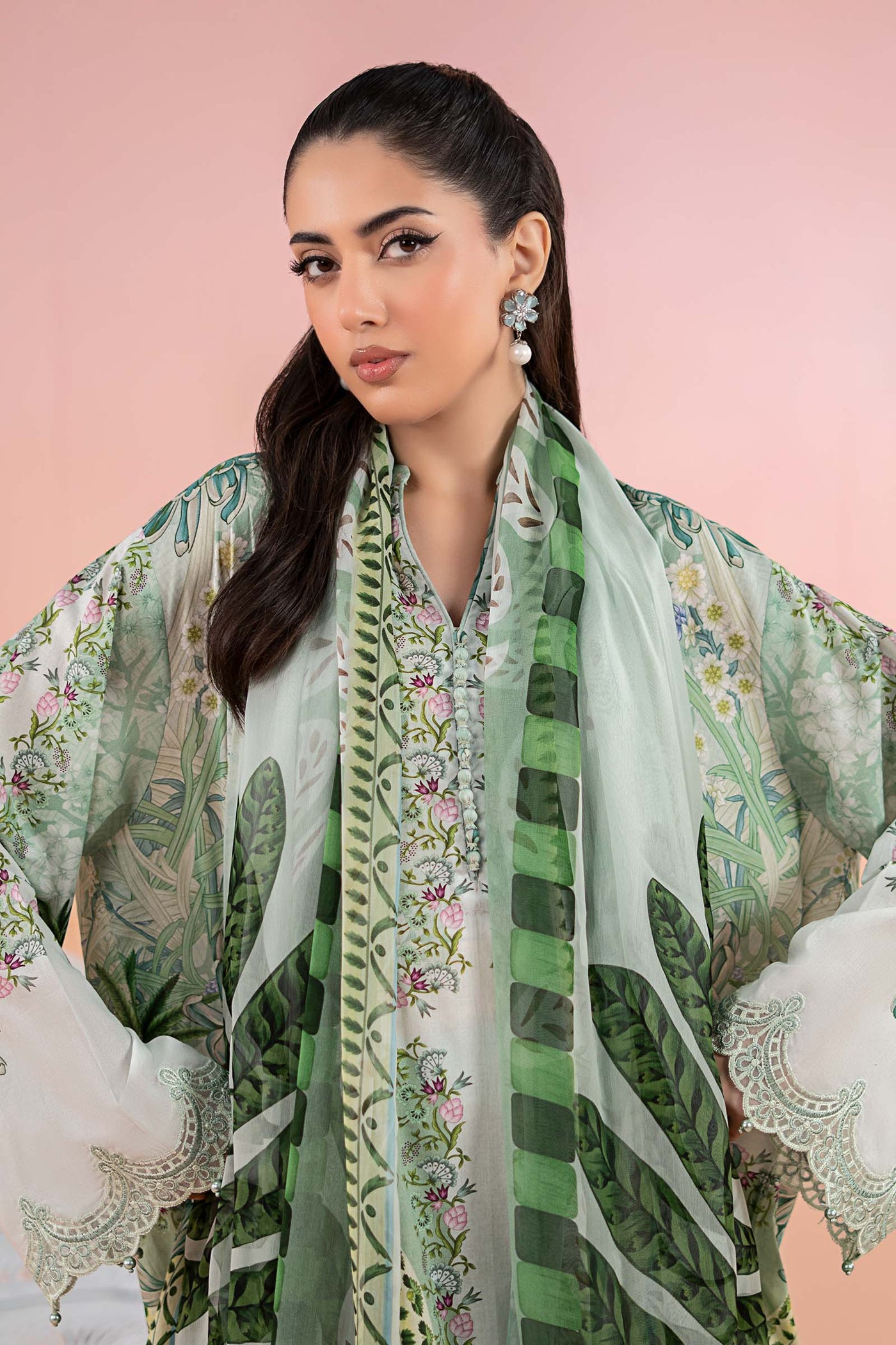 3 Piece Printed Lawn Suit | MPS-2514-A