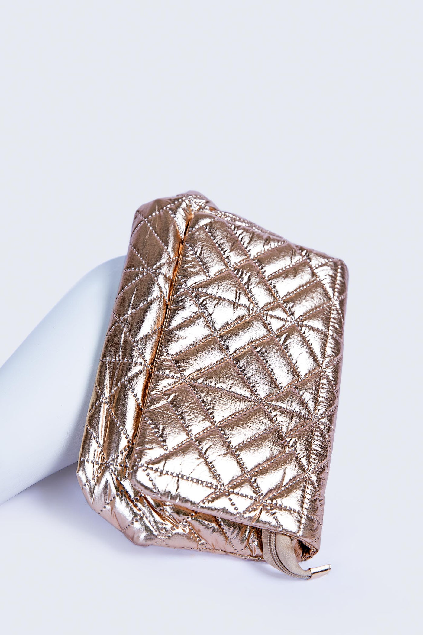 Quilted Metallic Pouch | ABG-W23-19