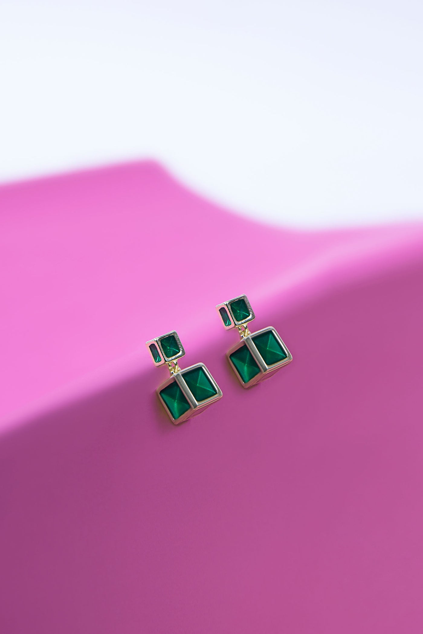 Double Square Earrings