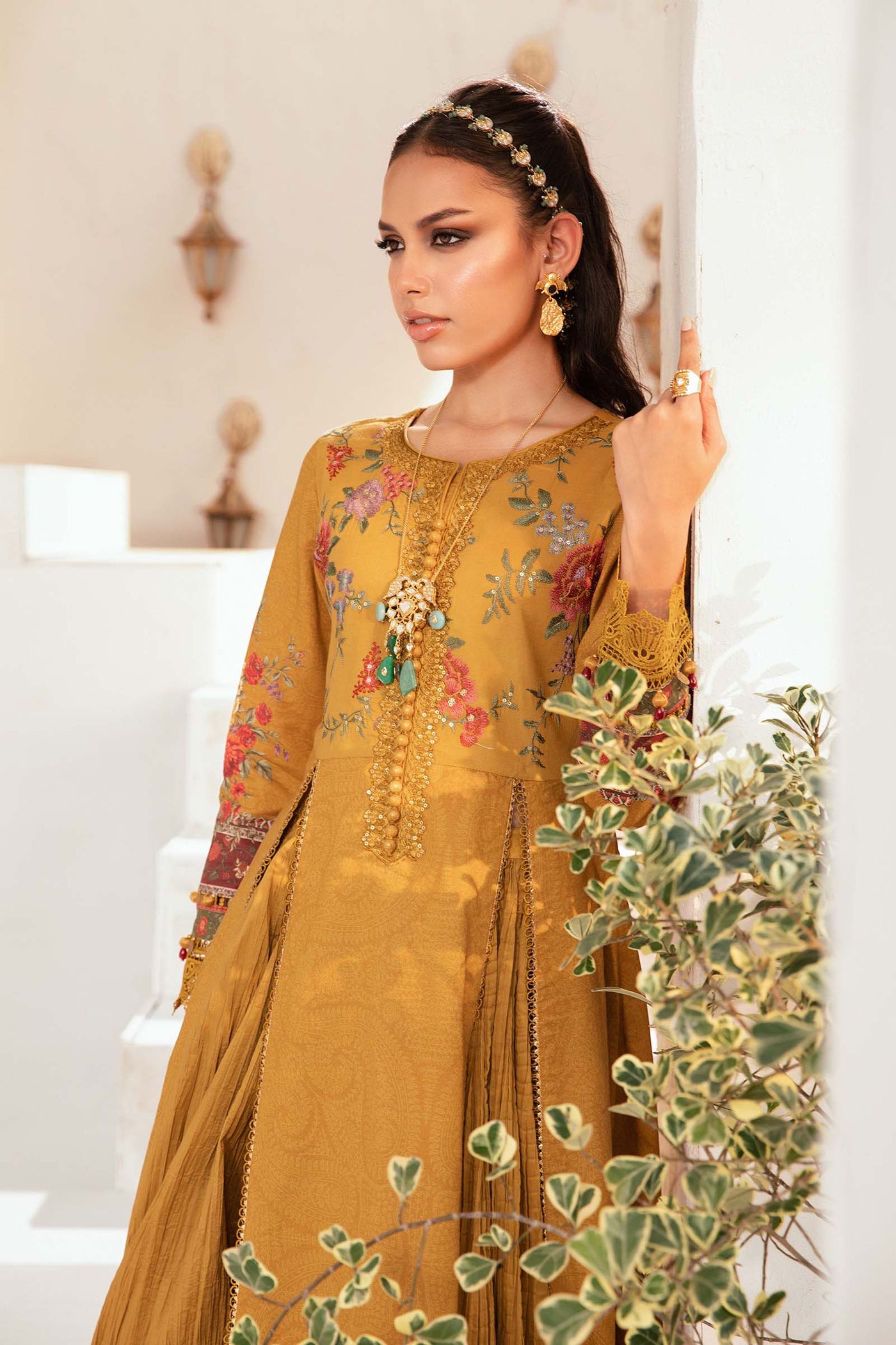 3 Piece Unstitched Printed Suit | MPT-2202-A