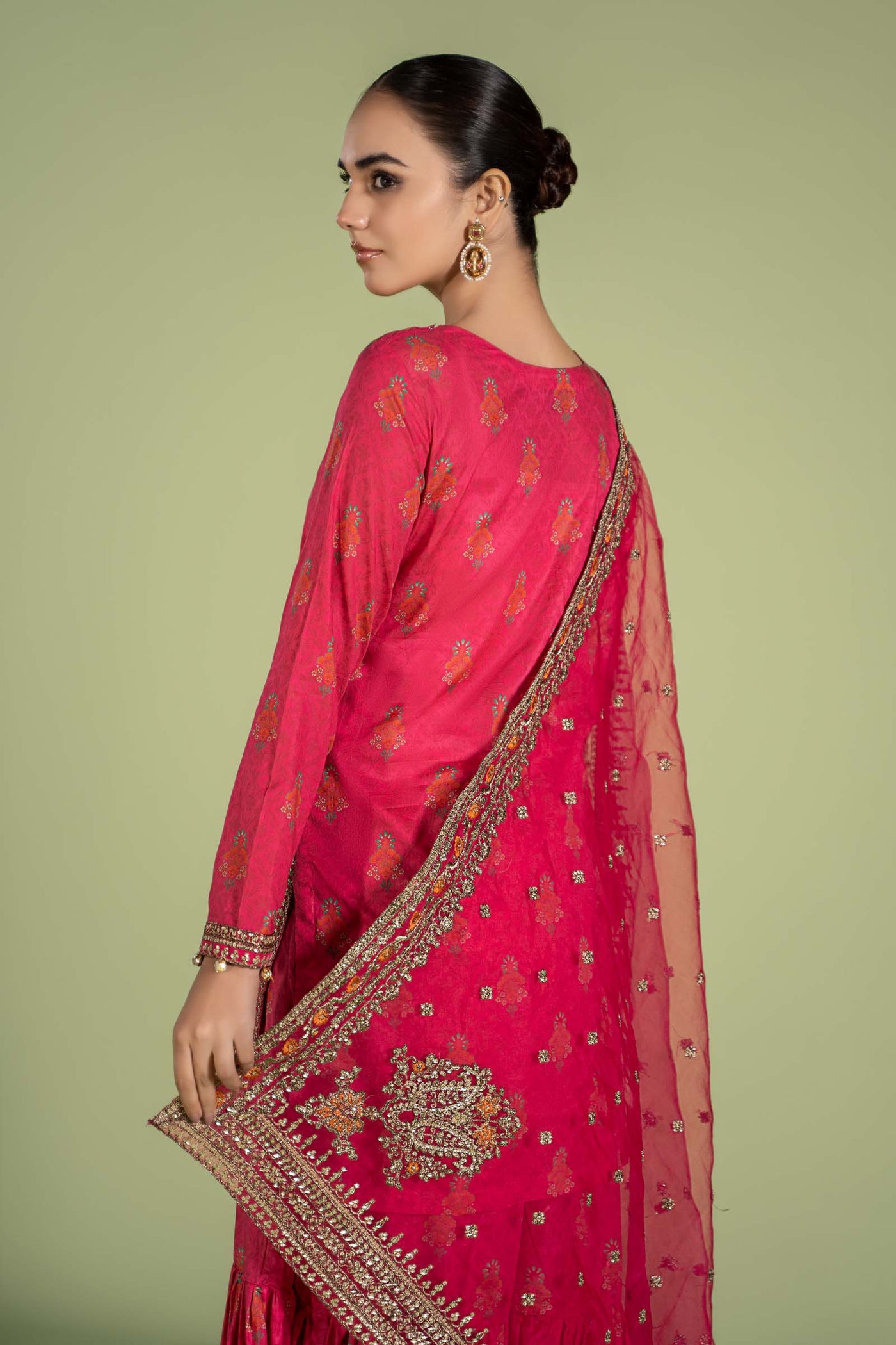 3 Piece Embroidered Lawn Suit | DW-EF24-77