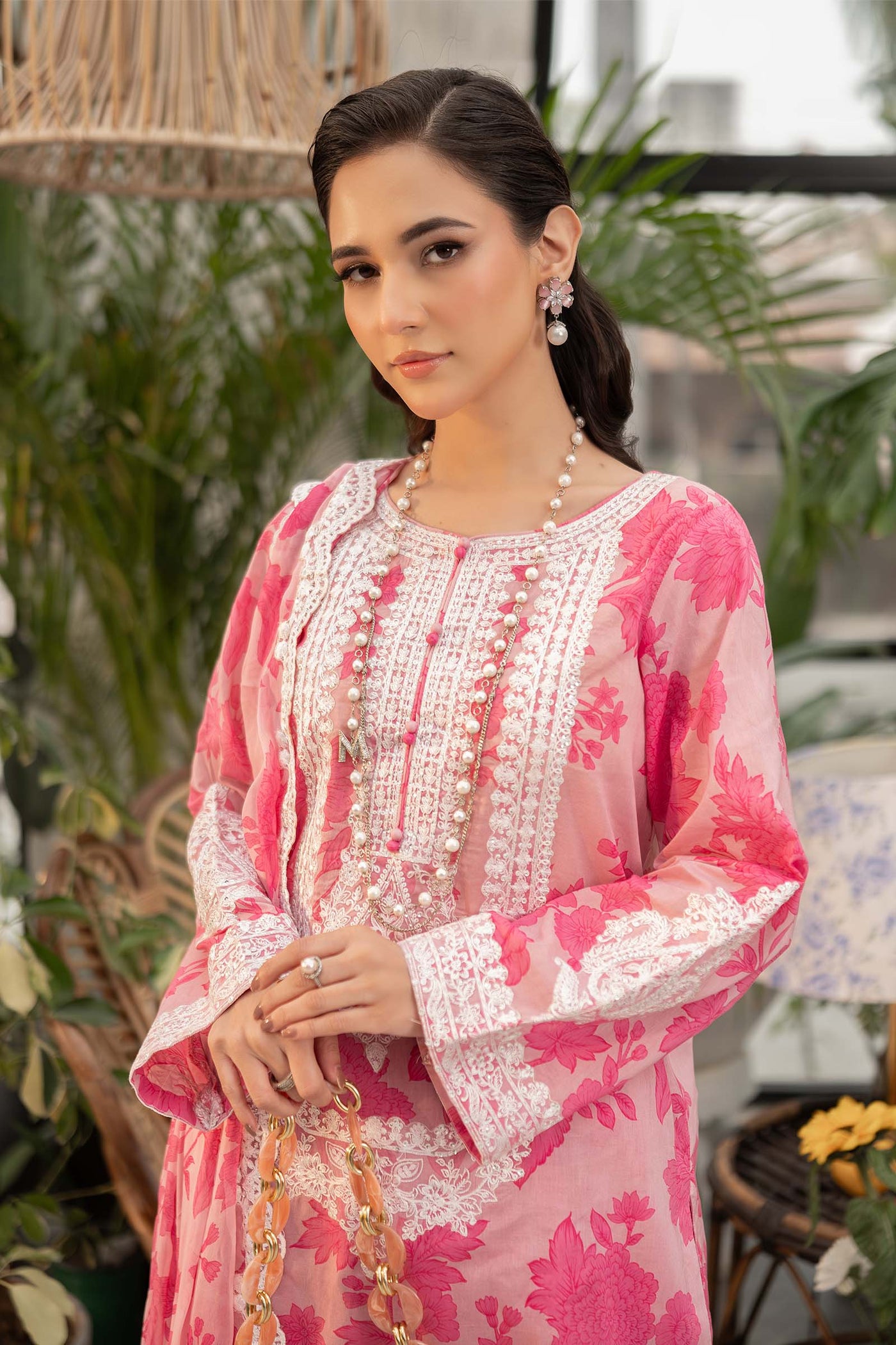 3 Piece Printed Lawn Suit | DW-EF25-124