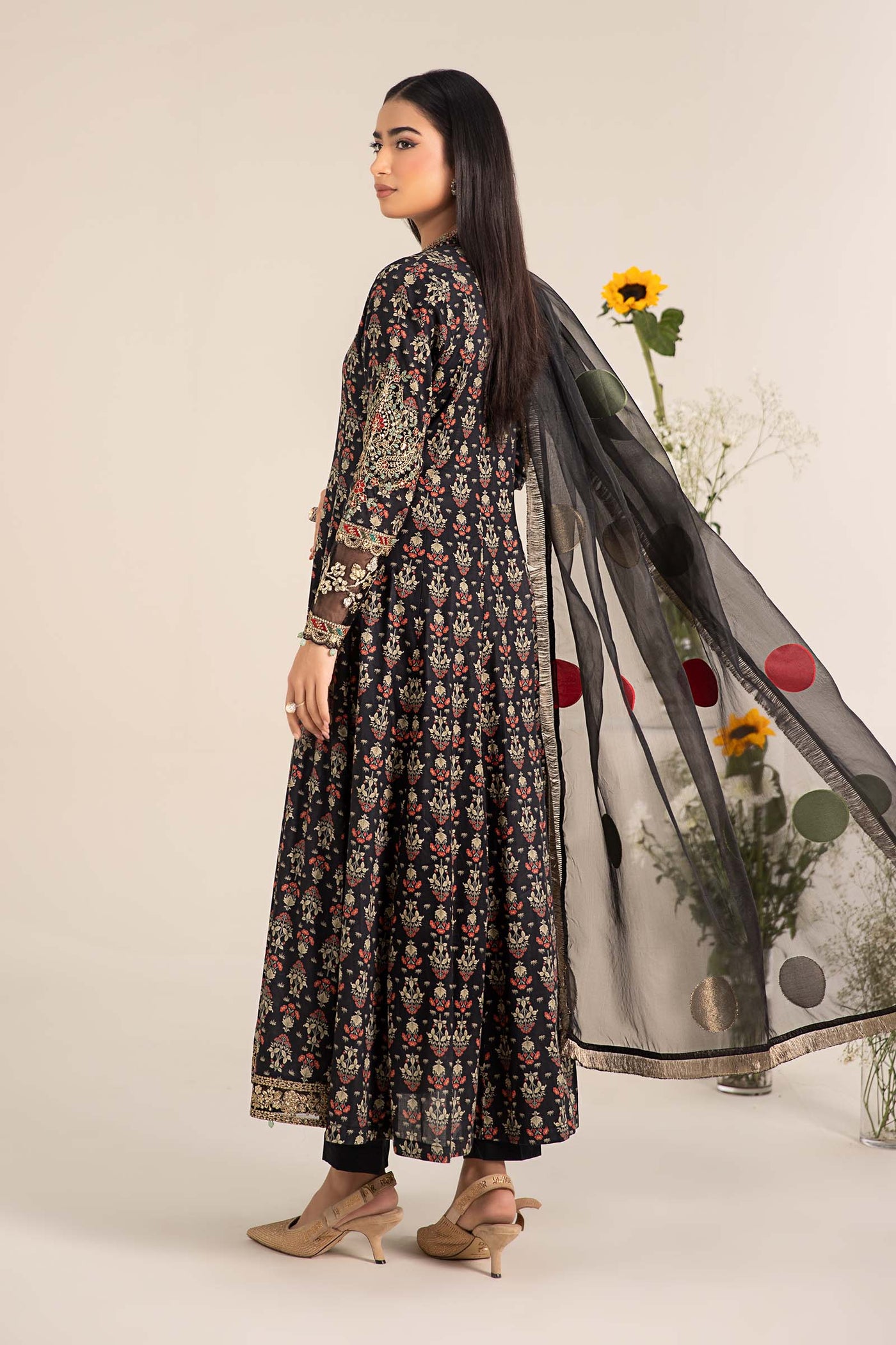 3 Piece Embroidered Lawn Suit | DW-EF25-54