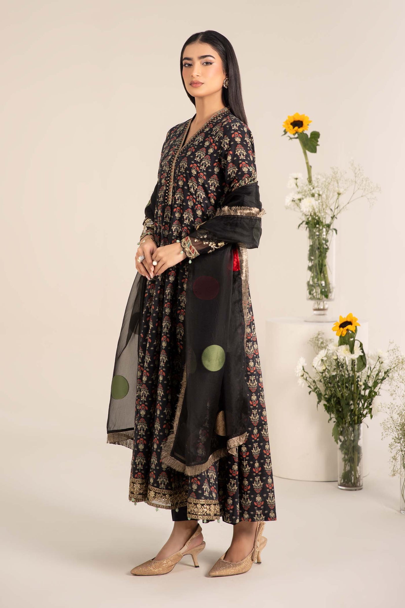 3 Piece Embroidered Lawn Suit | DW-EF25-54