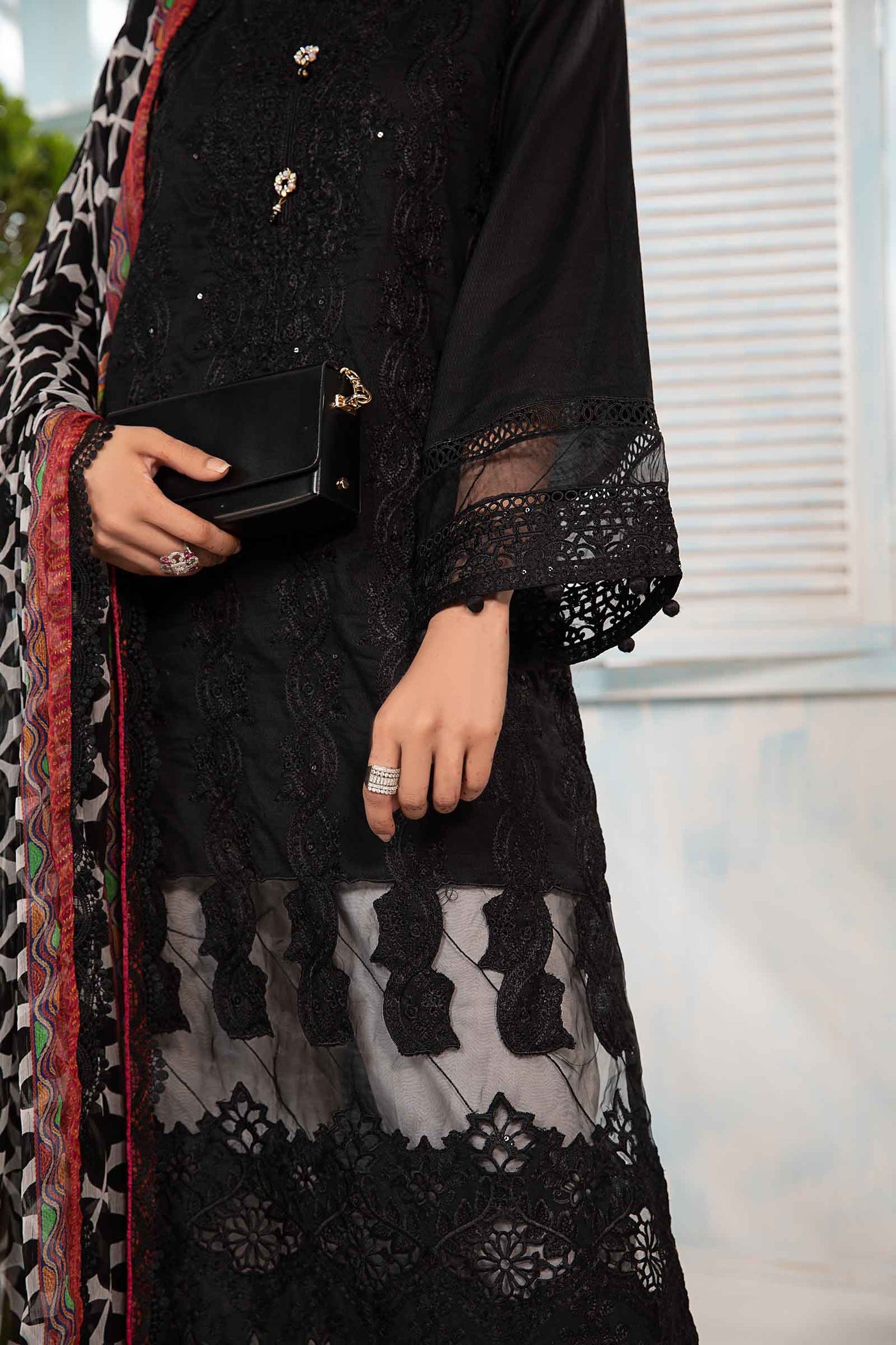 3 Piece Embroidered Lawn Suit | DW-EA24-04