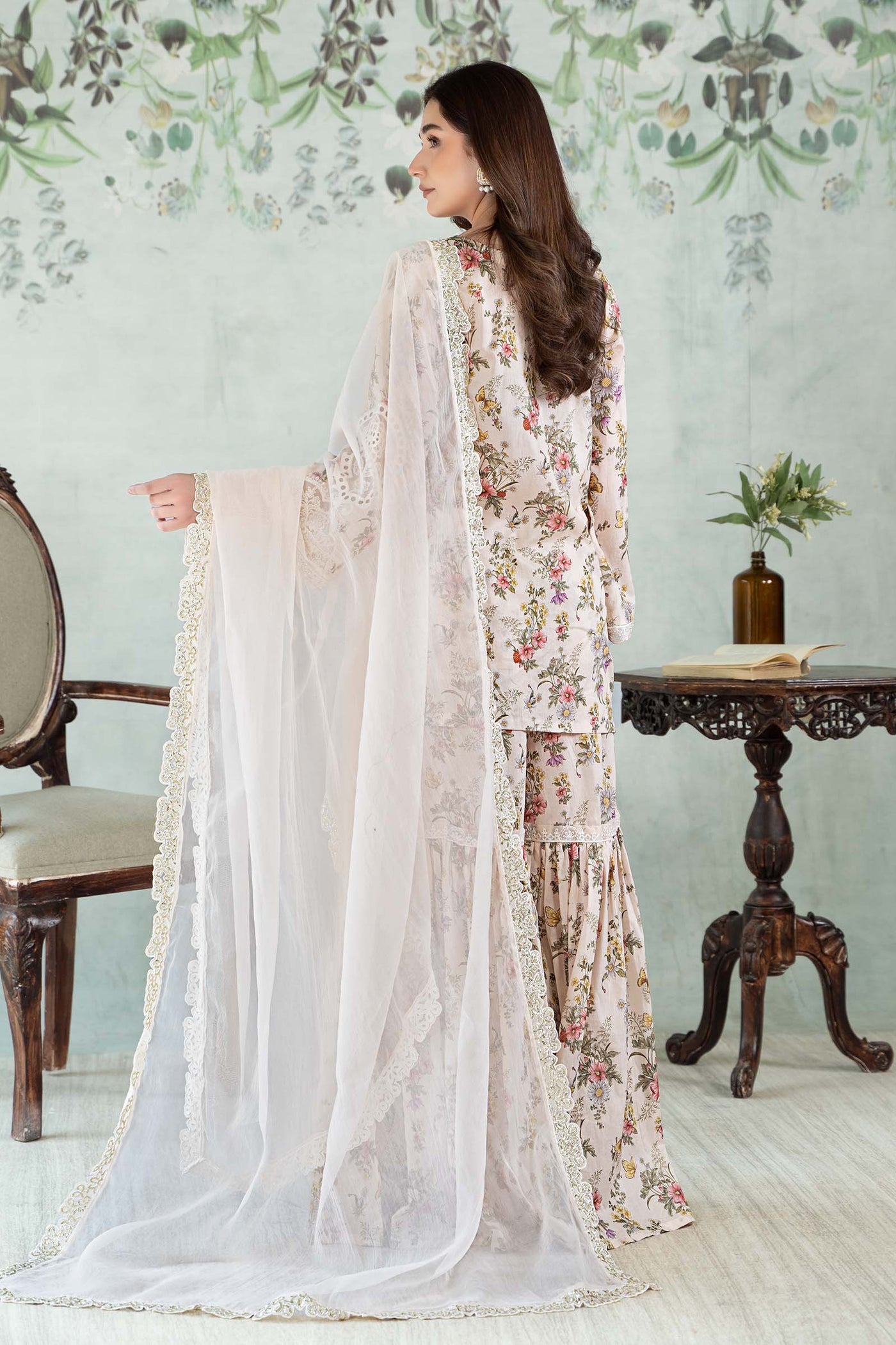 3 Piece Printed Lawn Suit | DW-EA24-35