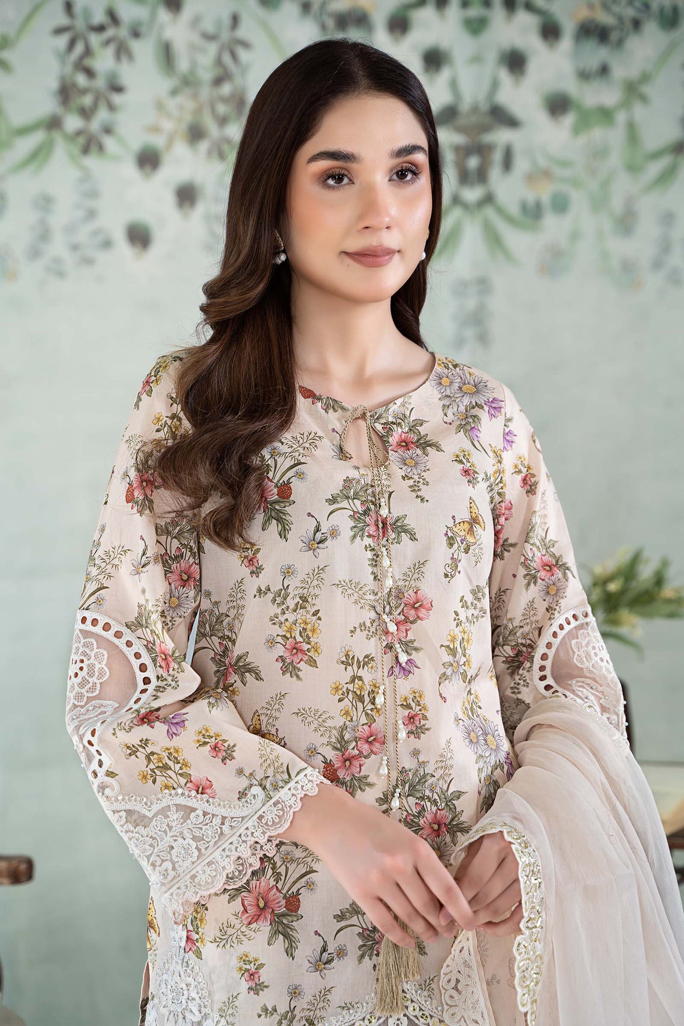 3 Piece Printed Lawn Suit | DW-EA24-35