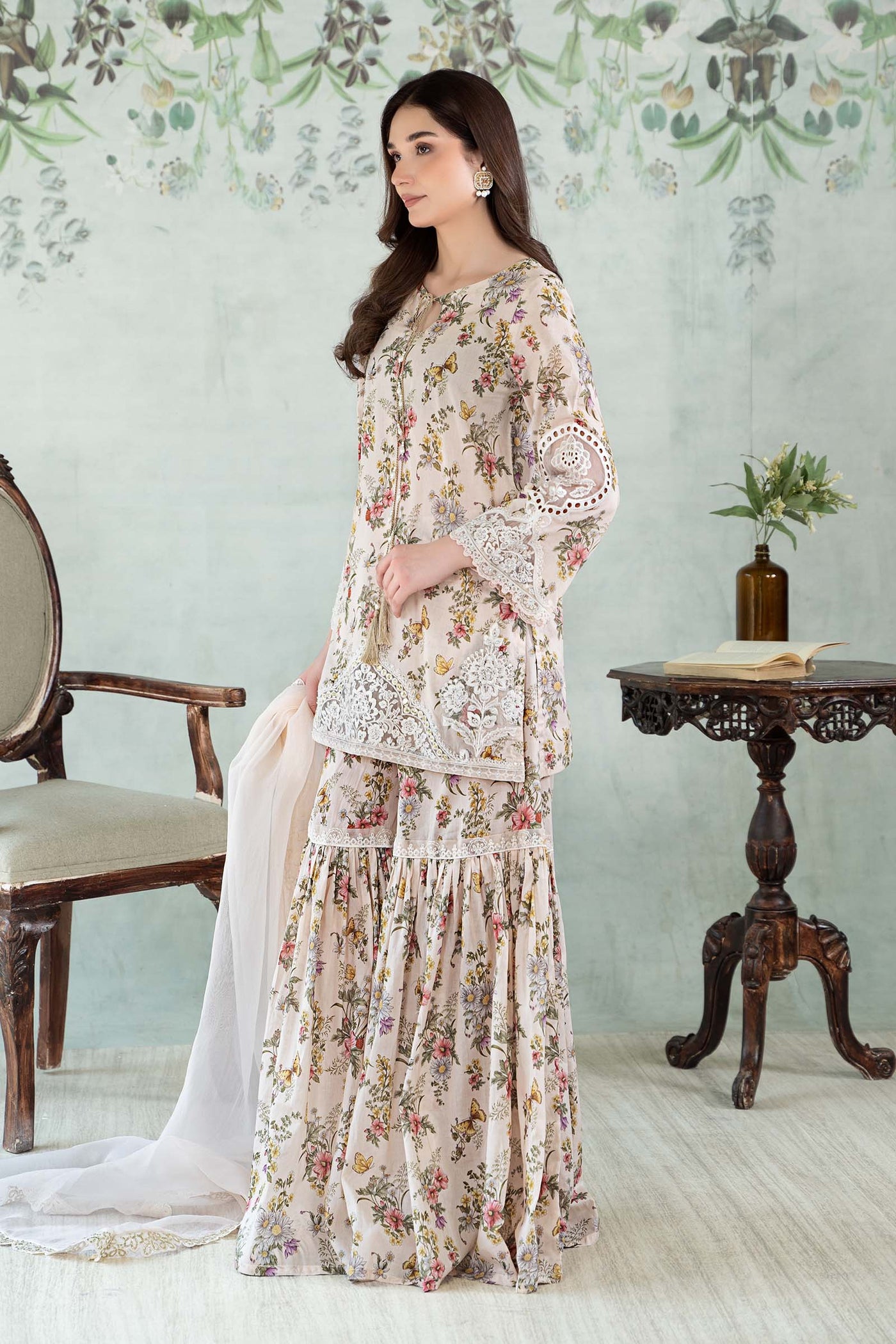 3 Piece Printed Lawn Suit | DW-EA24-35