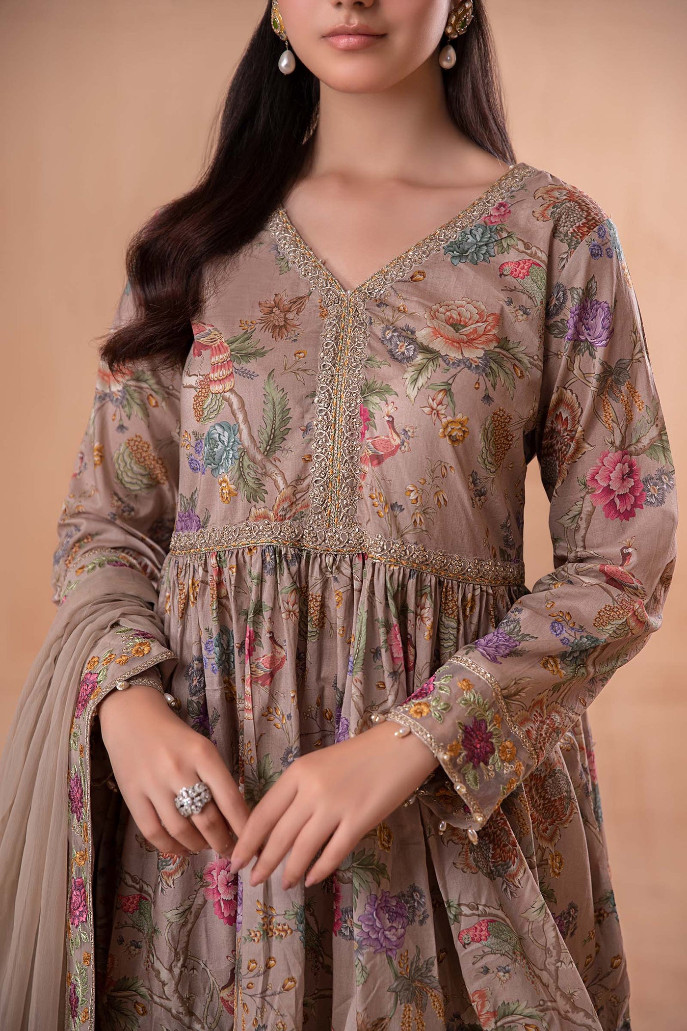 3 Piece Printed Lawn Suit | DW-EA24-79