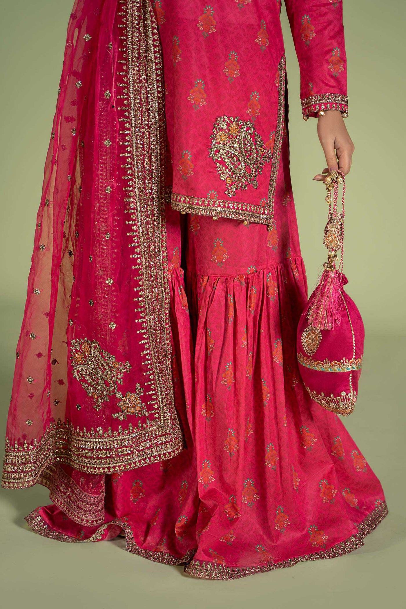 3 Piece Embroidered Lawn Suit | DW-EF24-77