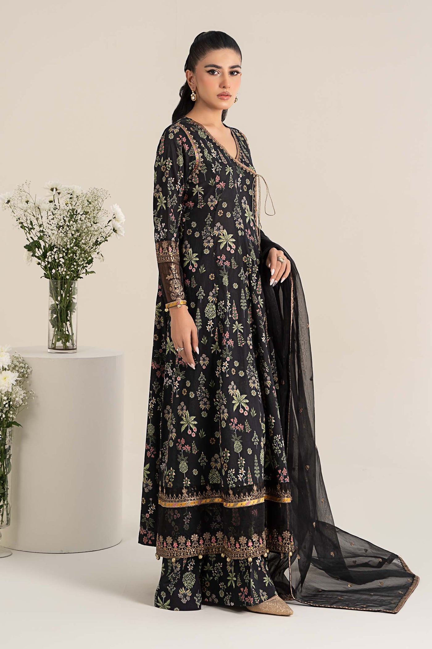 3 Piece Printed Lawn Suit | DW-EF25-26