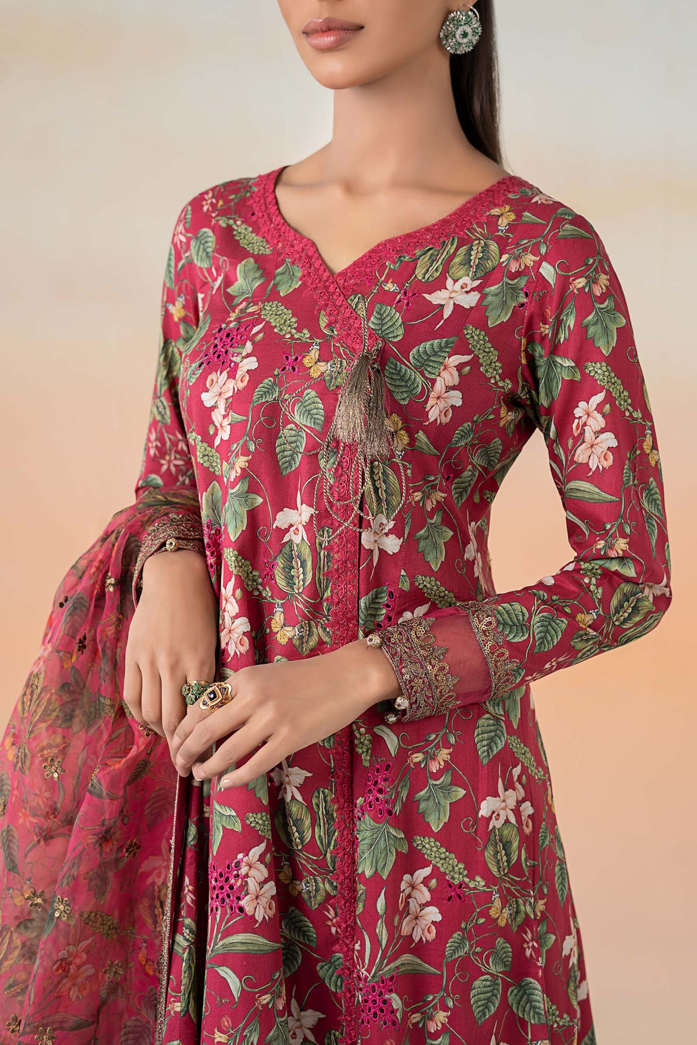 3 Piece Printed Lawn Suit | DW-EF25-90