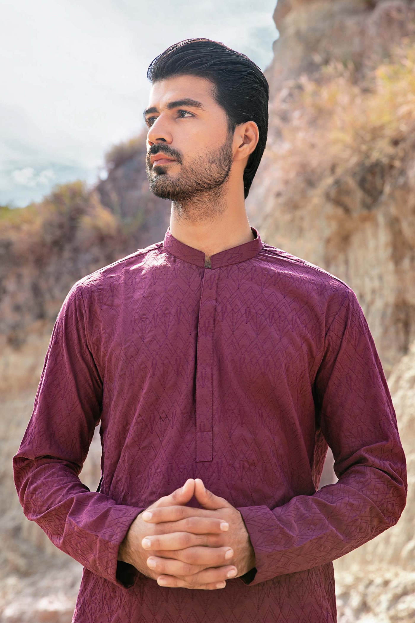 Kurta Deep Plum GTS-W23-07