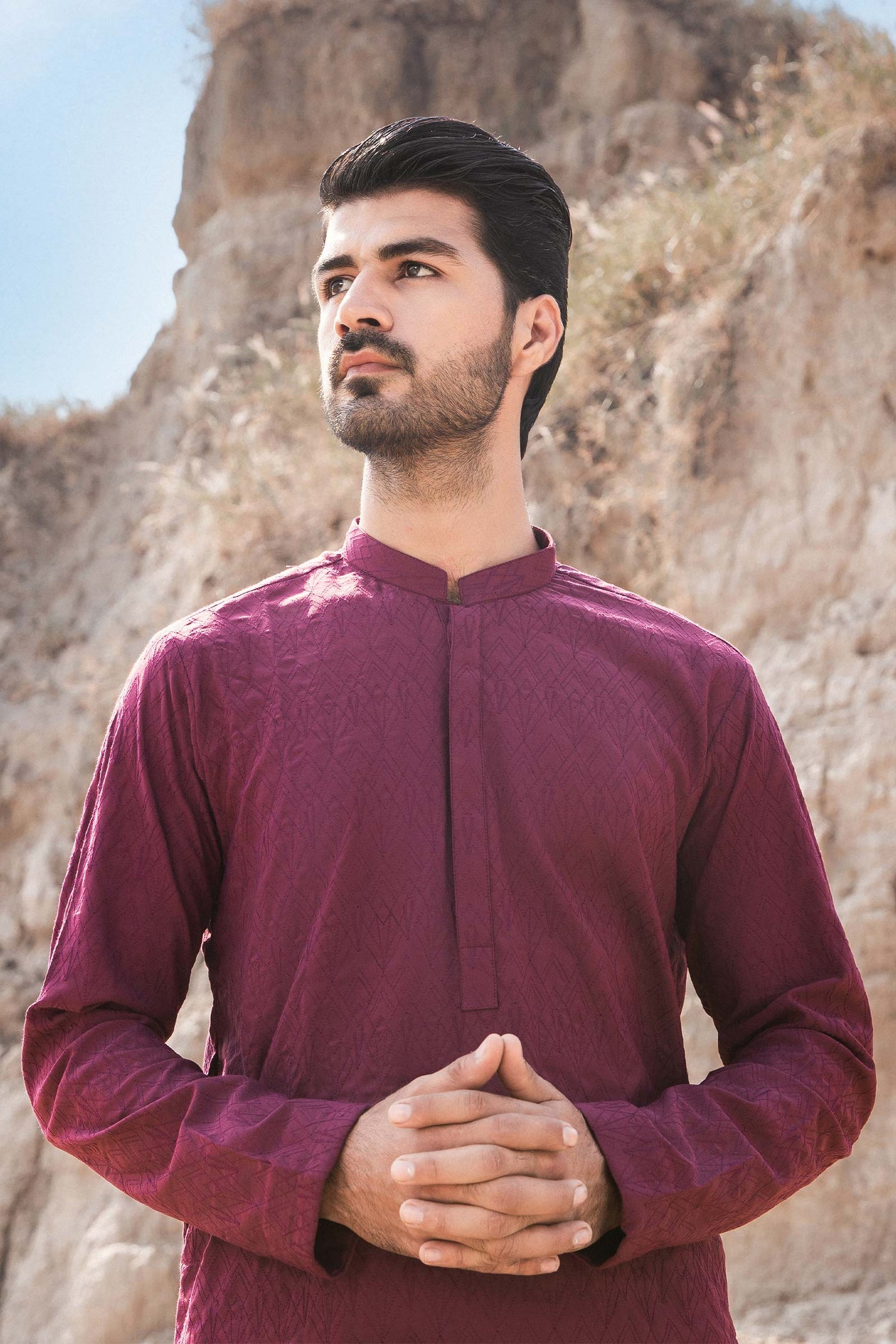 Kurta Deep Plum GTS-W23-07