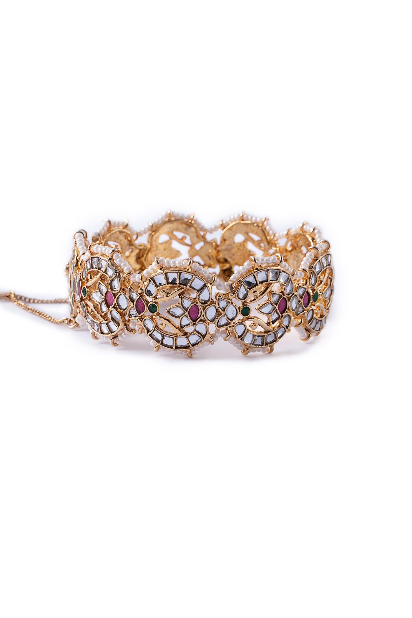 Kundan Halo Bangle | JBN-EF25-01