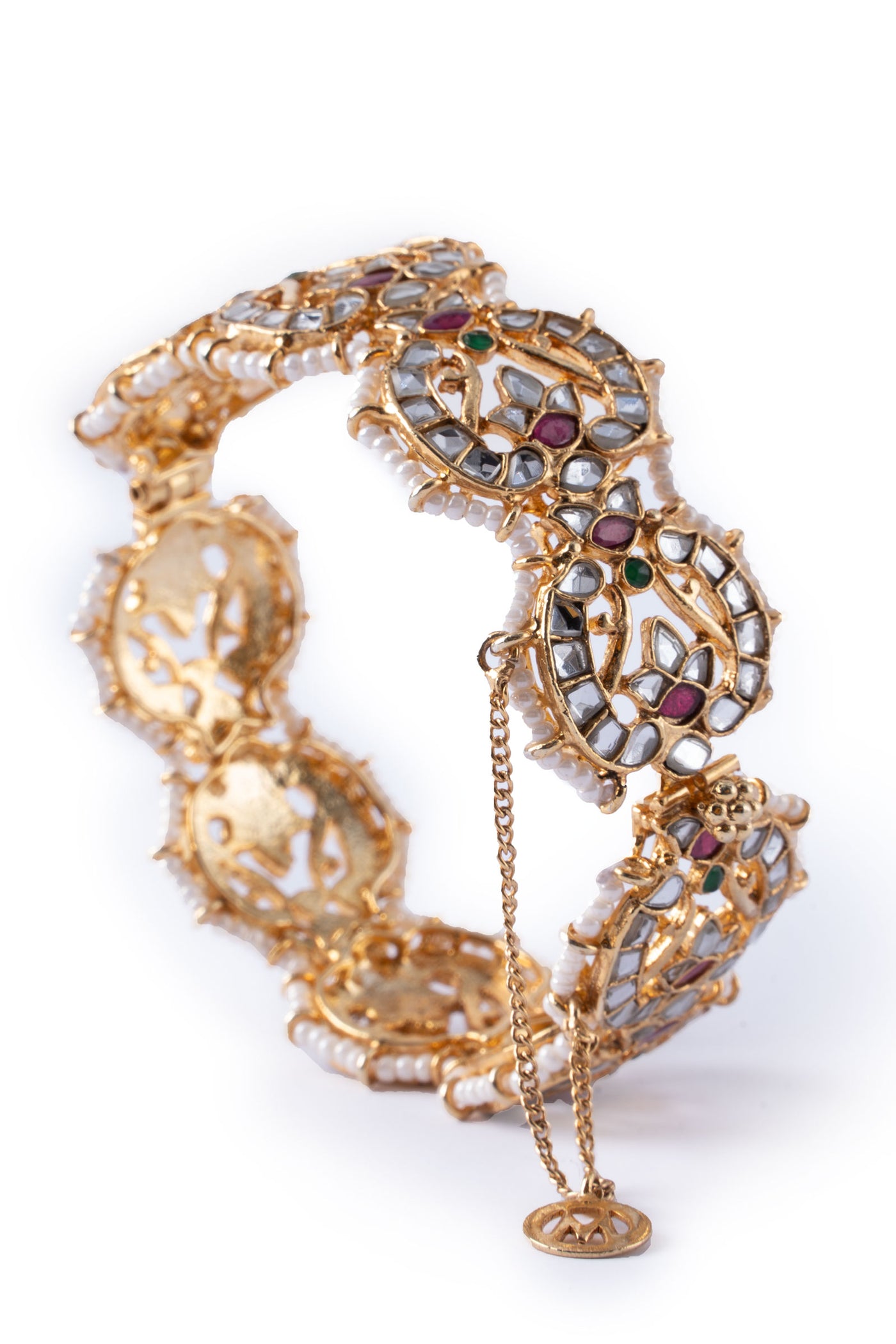 Kundan Halo Bangle | JBN-EF25-01