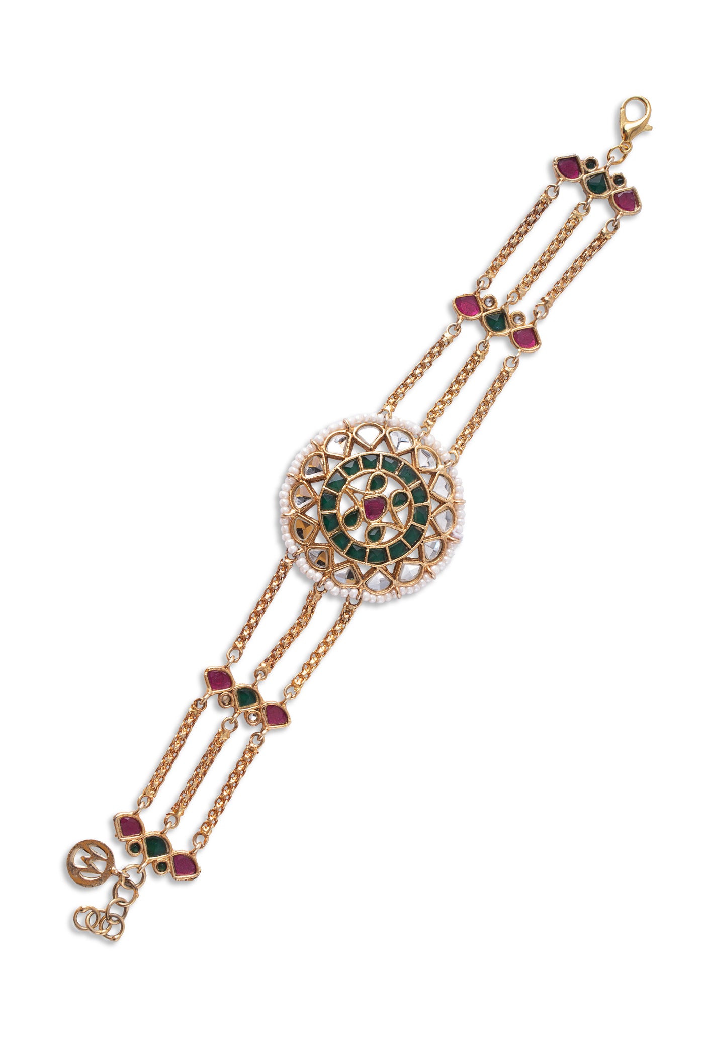 Classic Kundan Bracelet | JBR-EF25-01