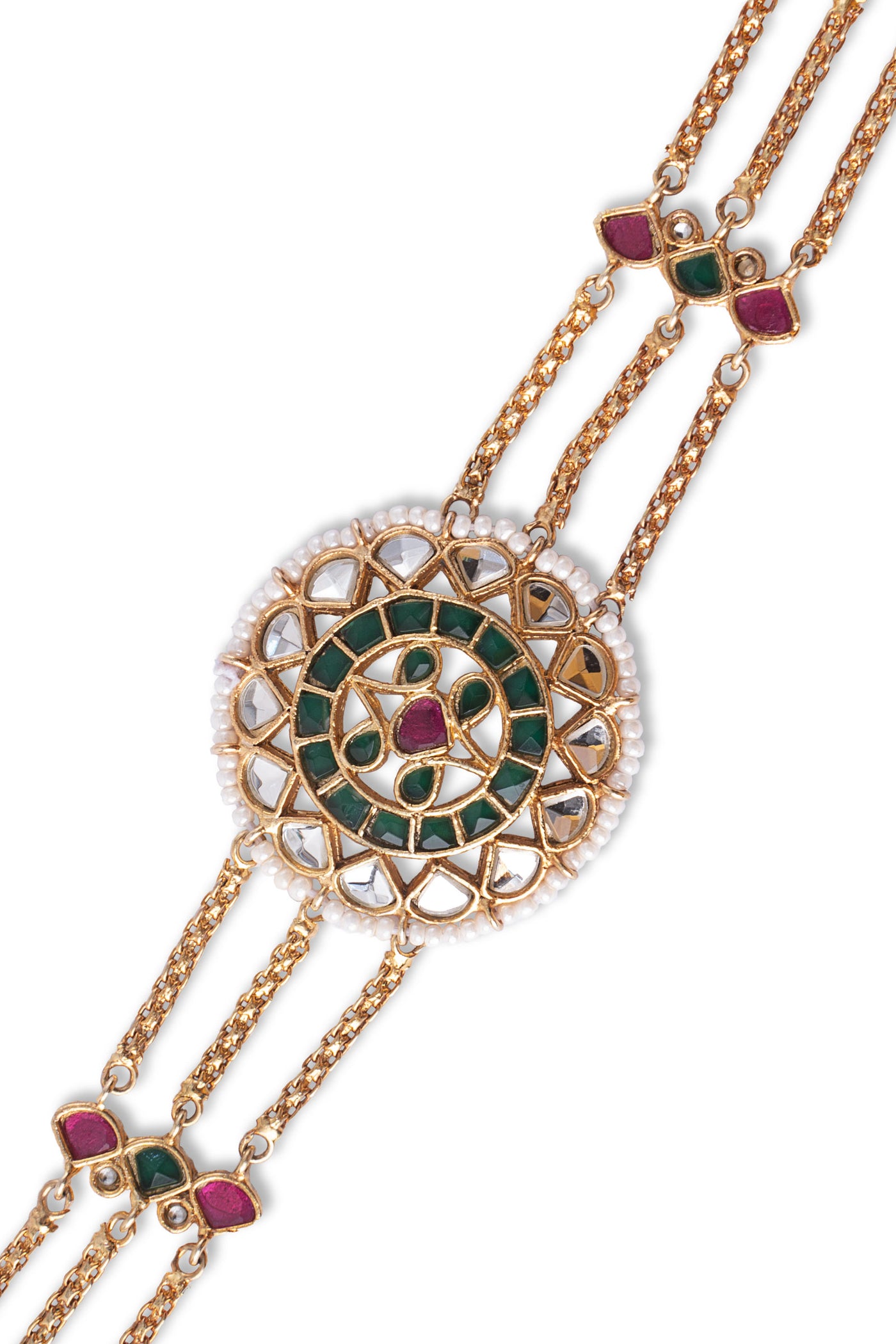 Classic Kundan Bracelet | JBR-EF25-01