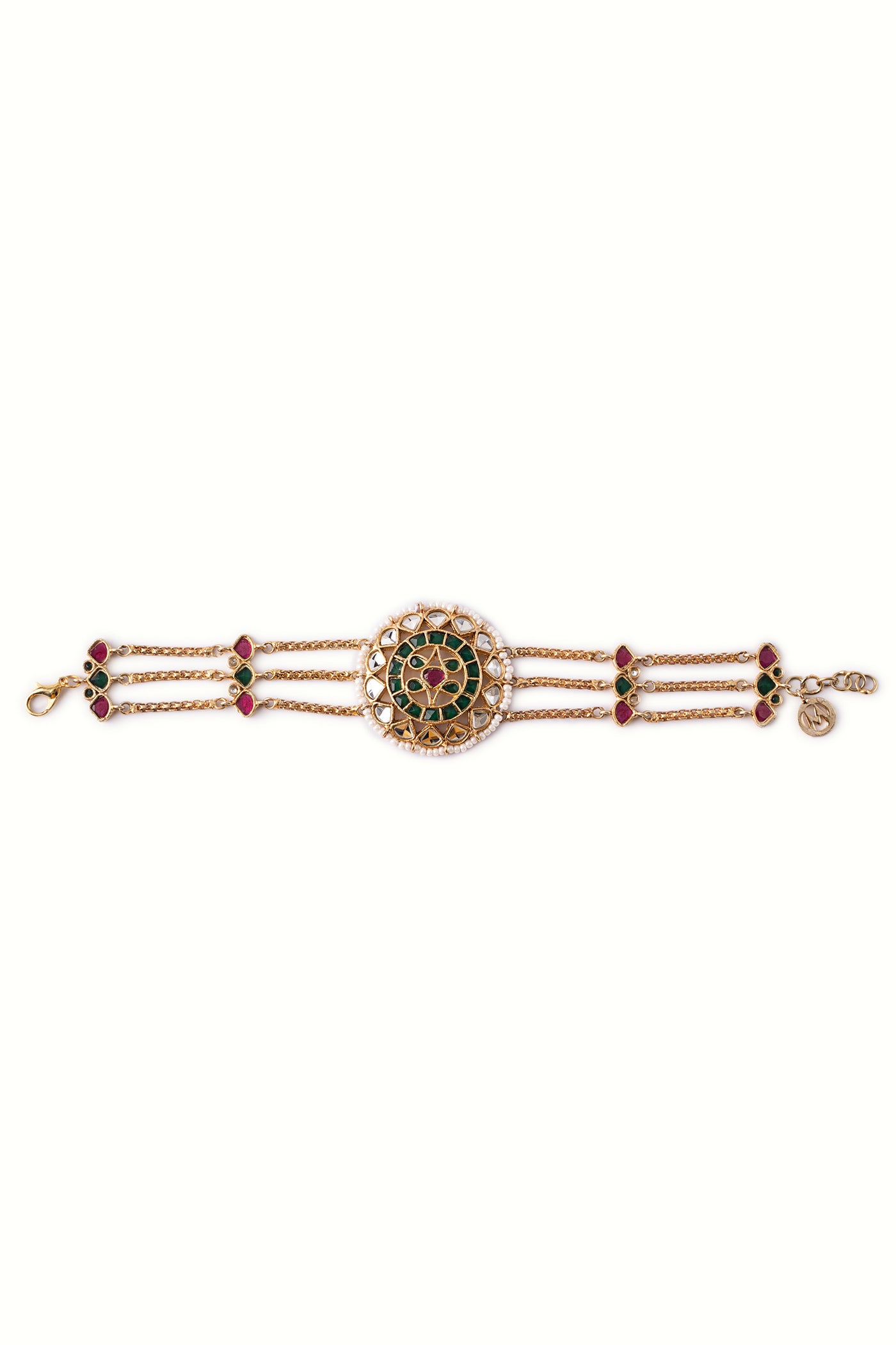 Classic Kundan Bracelet | JBR-EF25-01