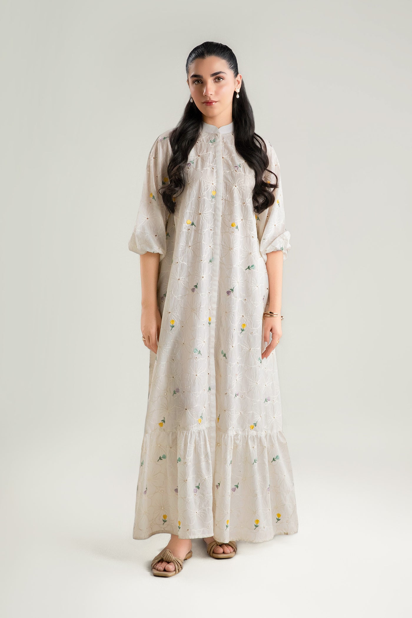 Embroidered Lawn Dress | MB-CS25-201-A