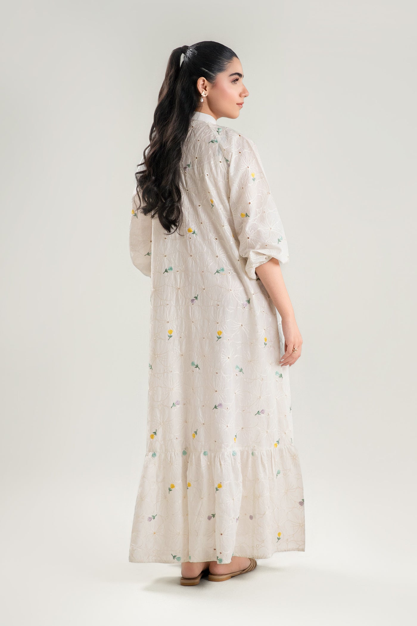 Embroidered Lawn Dress | MB-CS25-201-A