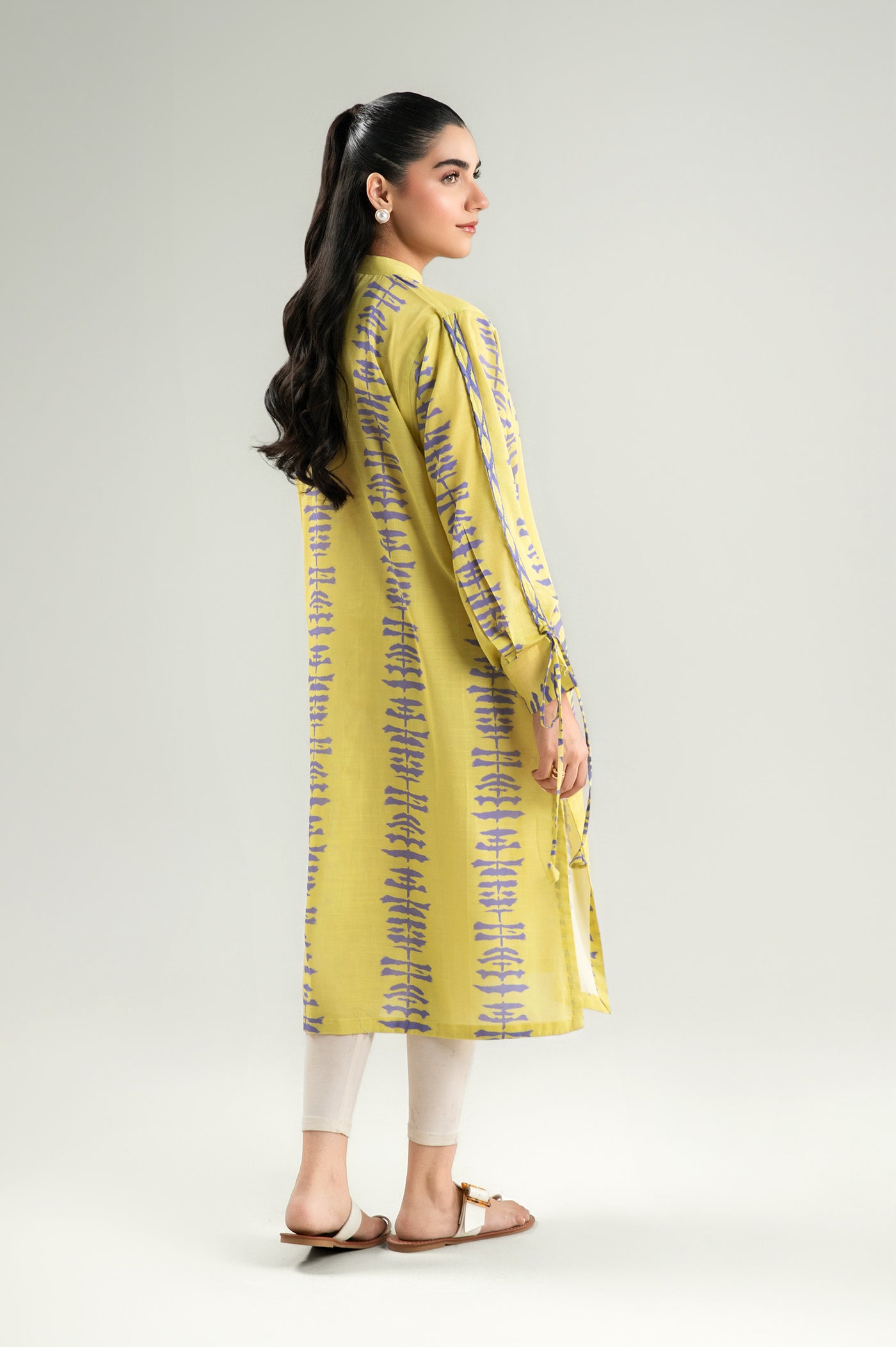 Printed Slub Lawn Tunic | MB-CS25-71