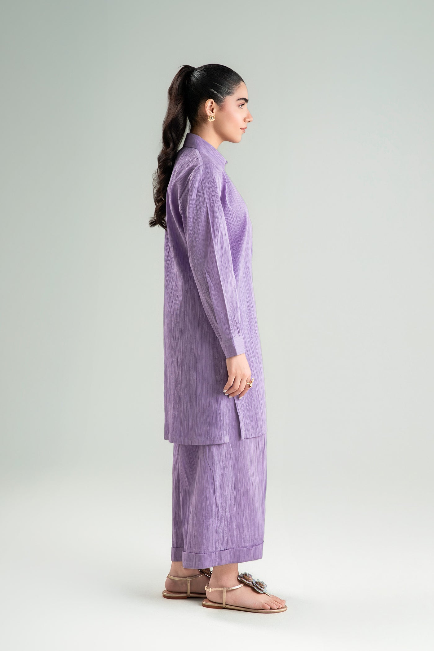 2 Pc Dyed Seersucker Suit | MB-CS25-91-A