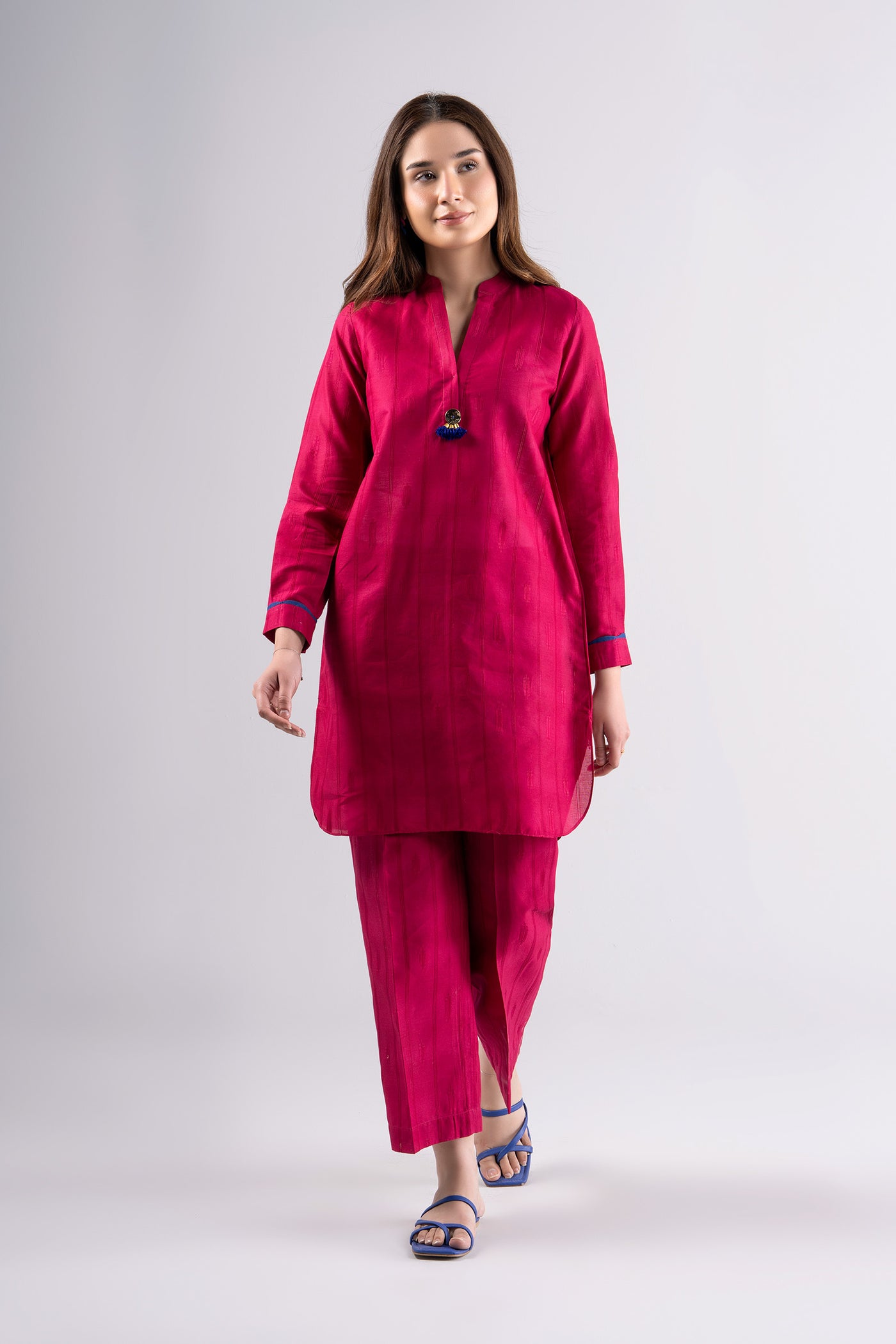 2 Pc Dyed Textured Suit | MB-CS25-92