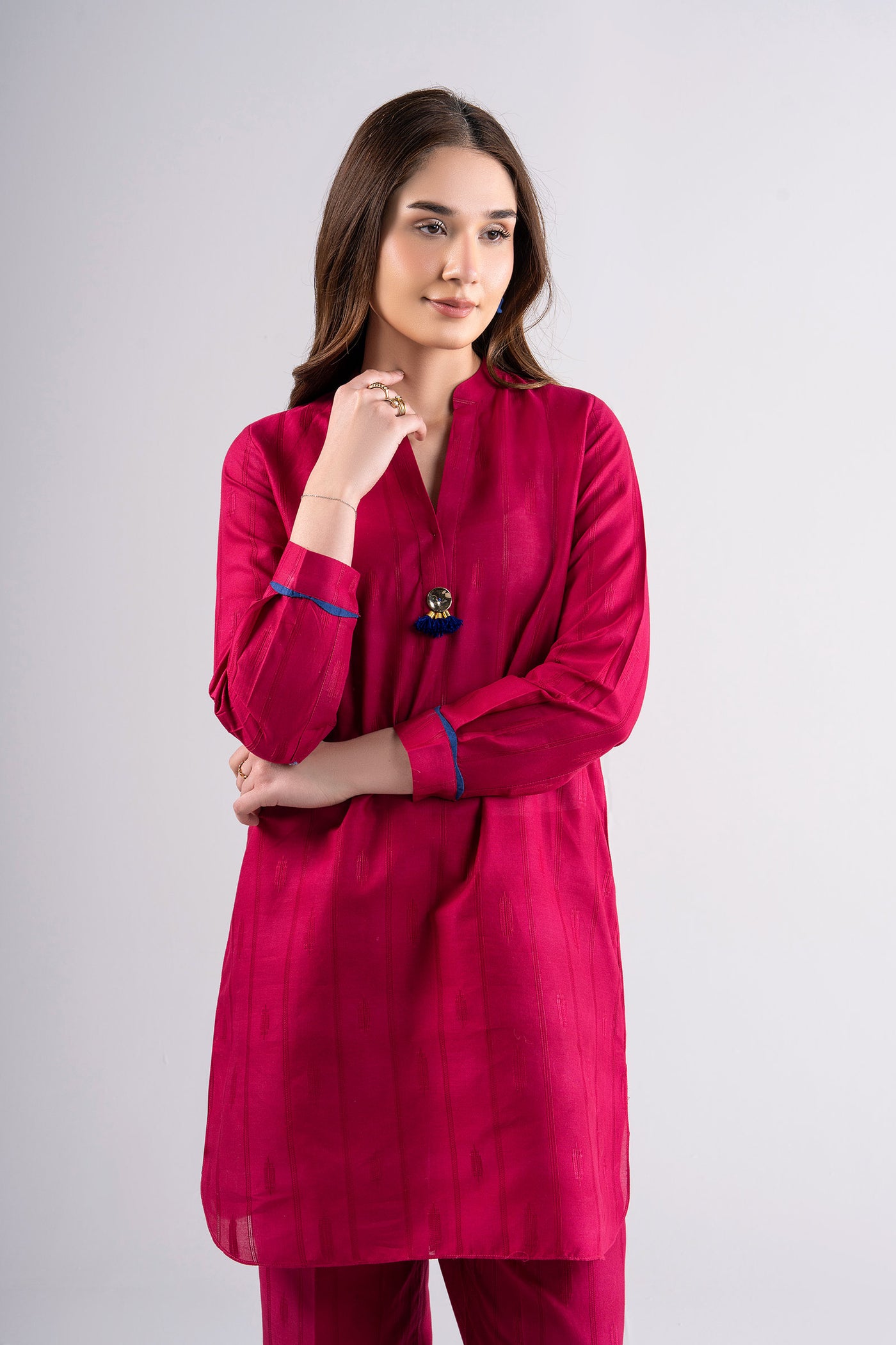 2 Pc Dyed Textured Suit | MB-CS25-92