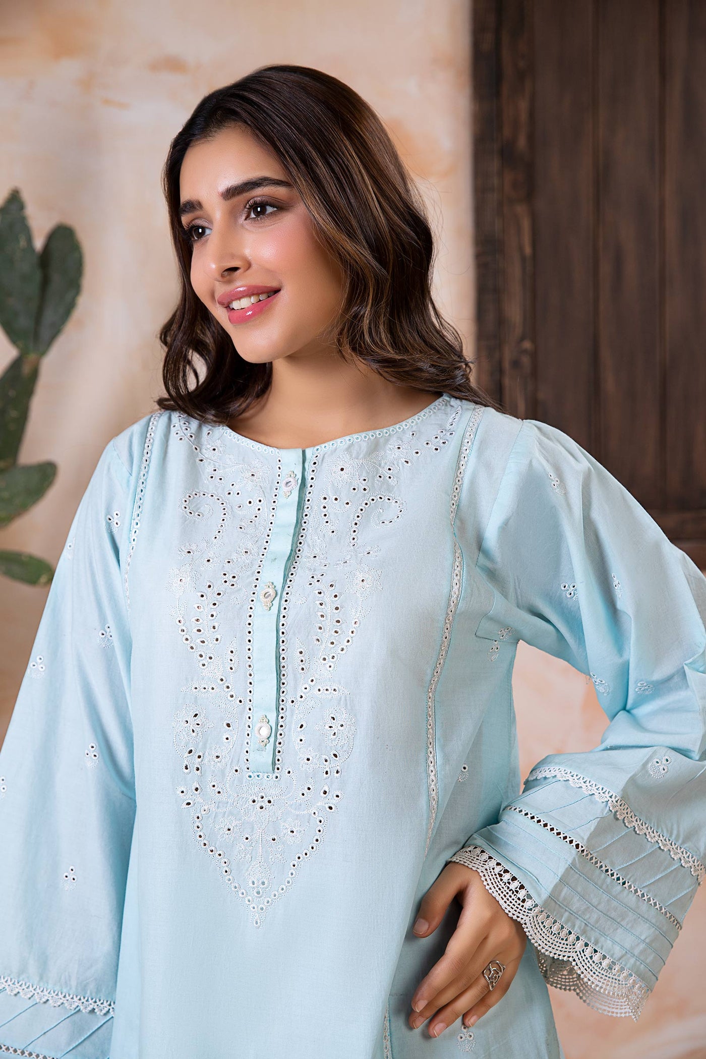 Embroidered Lawn Kurta | MB-EA24-04