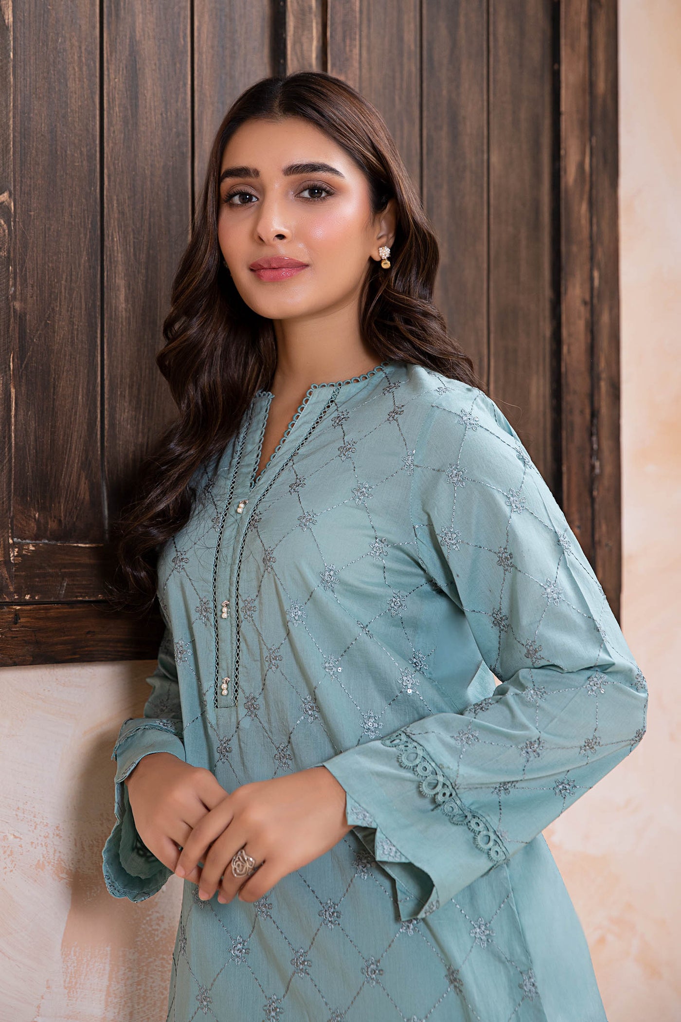 2 Piece Embroidered Lawn Suit | MB-EA24-15