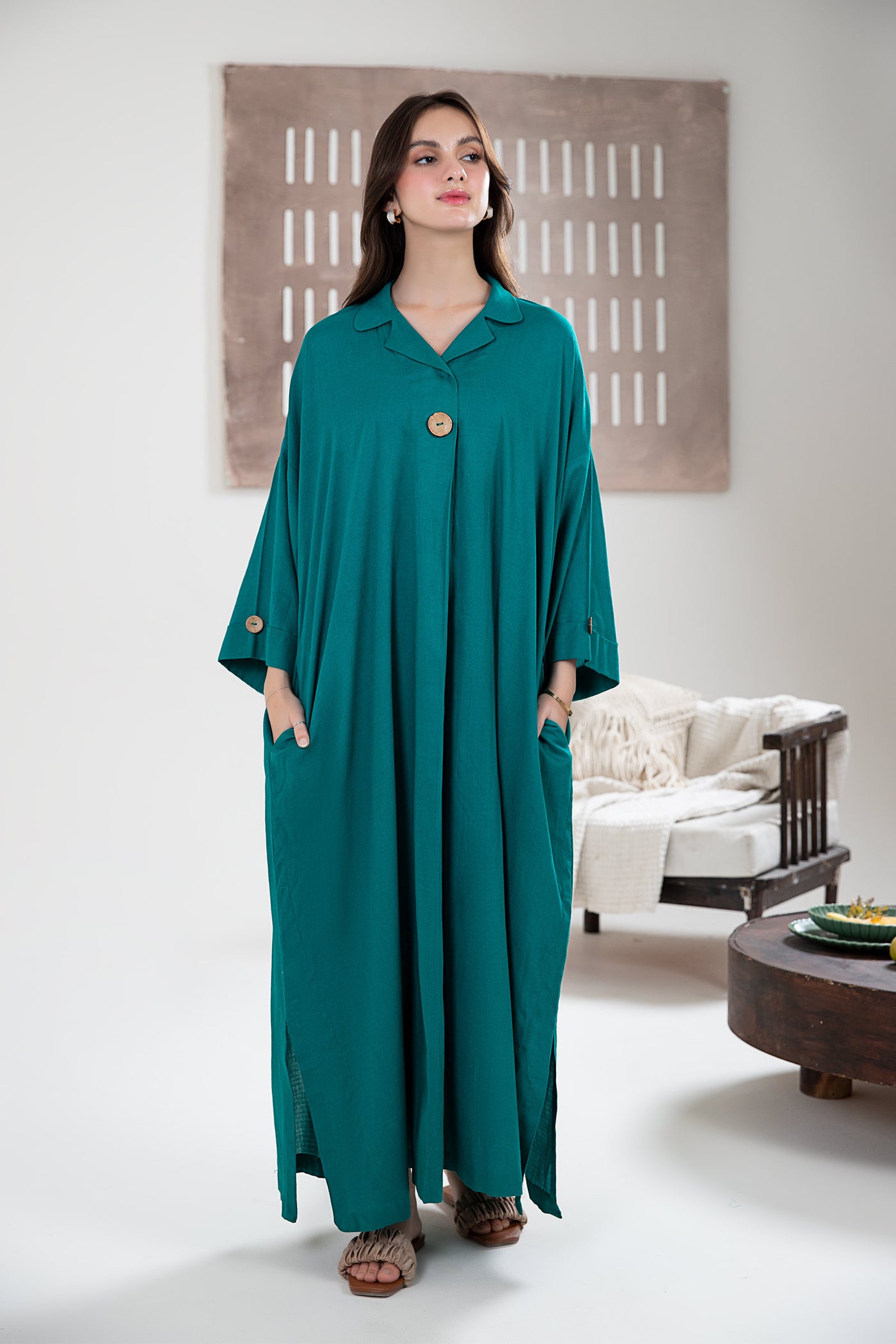 Solid Dobby Lawn Tunic | MB-EA24-79