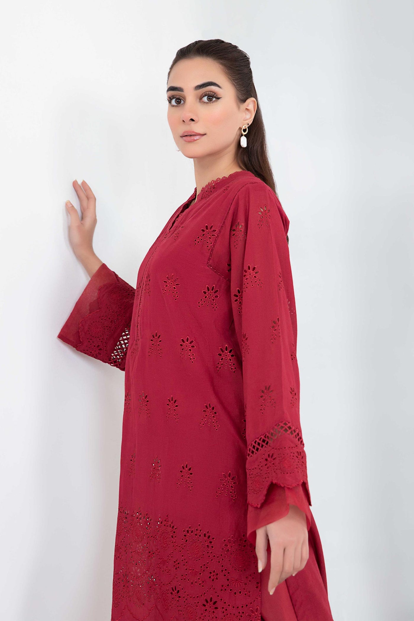 Embroidered Lawn Kurta | MB-EF24-79