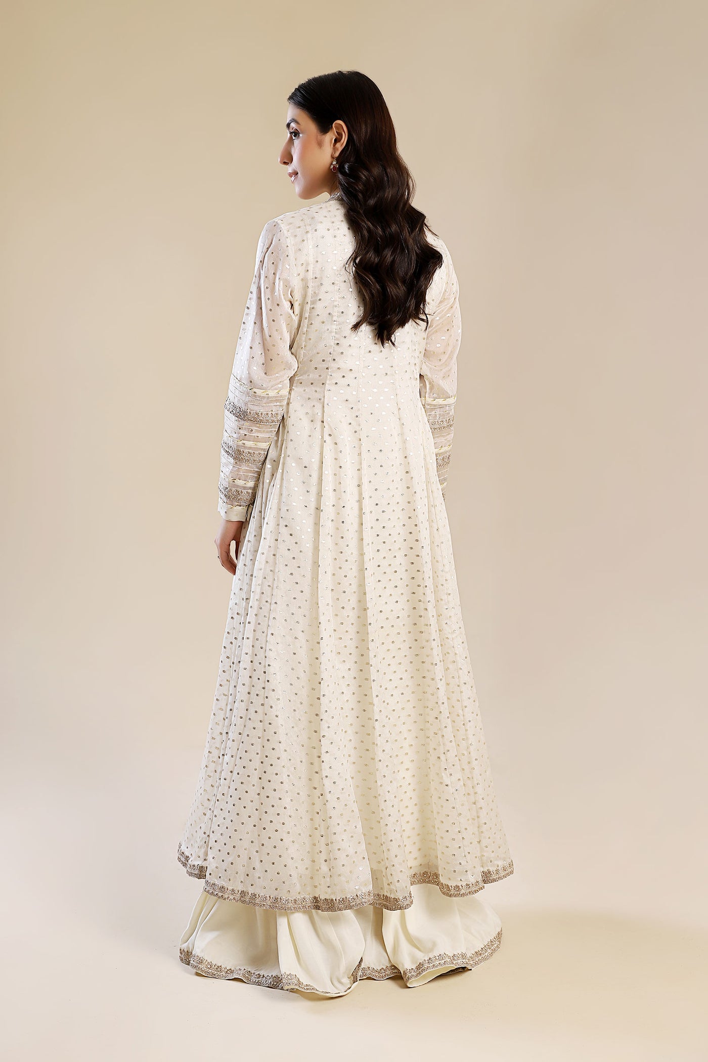 2 Pc Embroidered Organza Suit | MB-F24-612