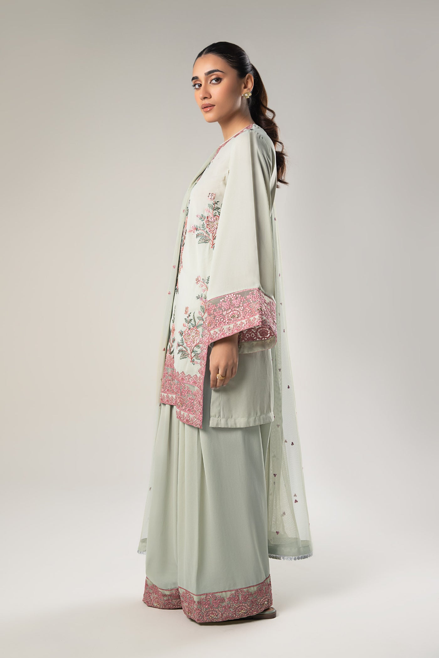 3 Pc Embroidered Chiffon Suit | MB-WF24-41