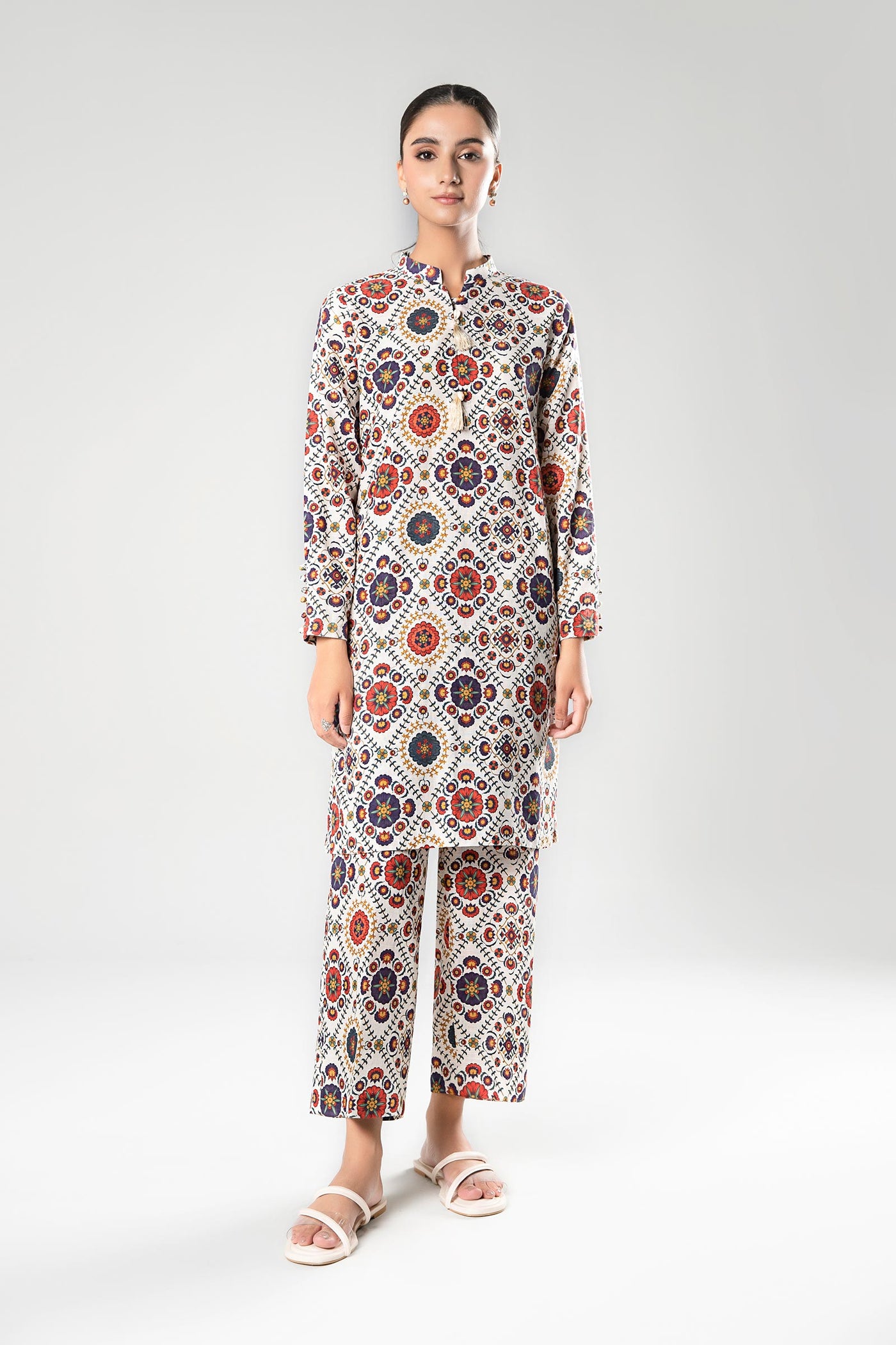 2 Pc Printed Khaddar Suit | MB-USP23-203A