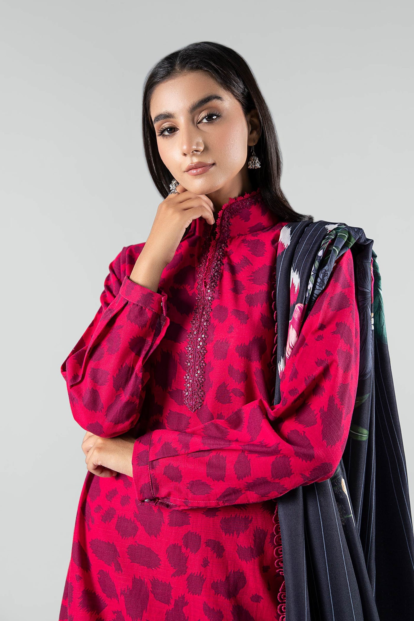 3 Piece - Khaddar Suit | MB-US23-210-A